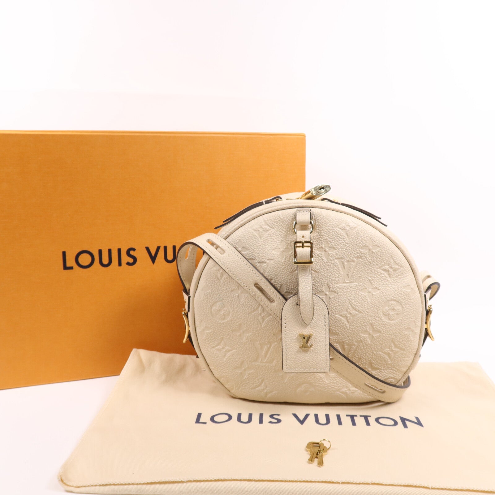 LOUIS VUITTON Monogram Empreinte Bolite Chapeau Souple金扣