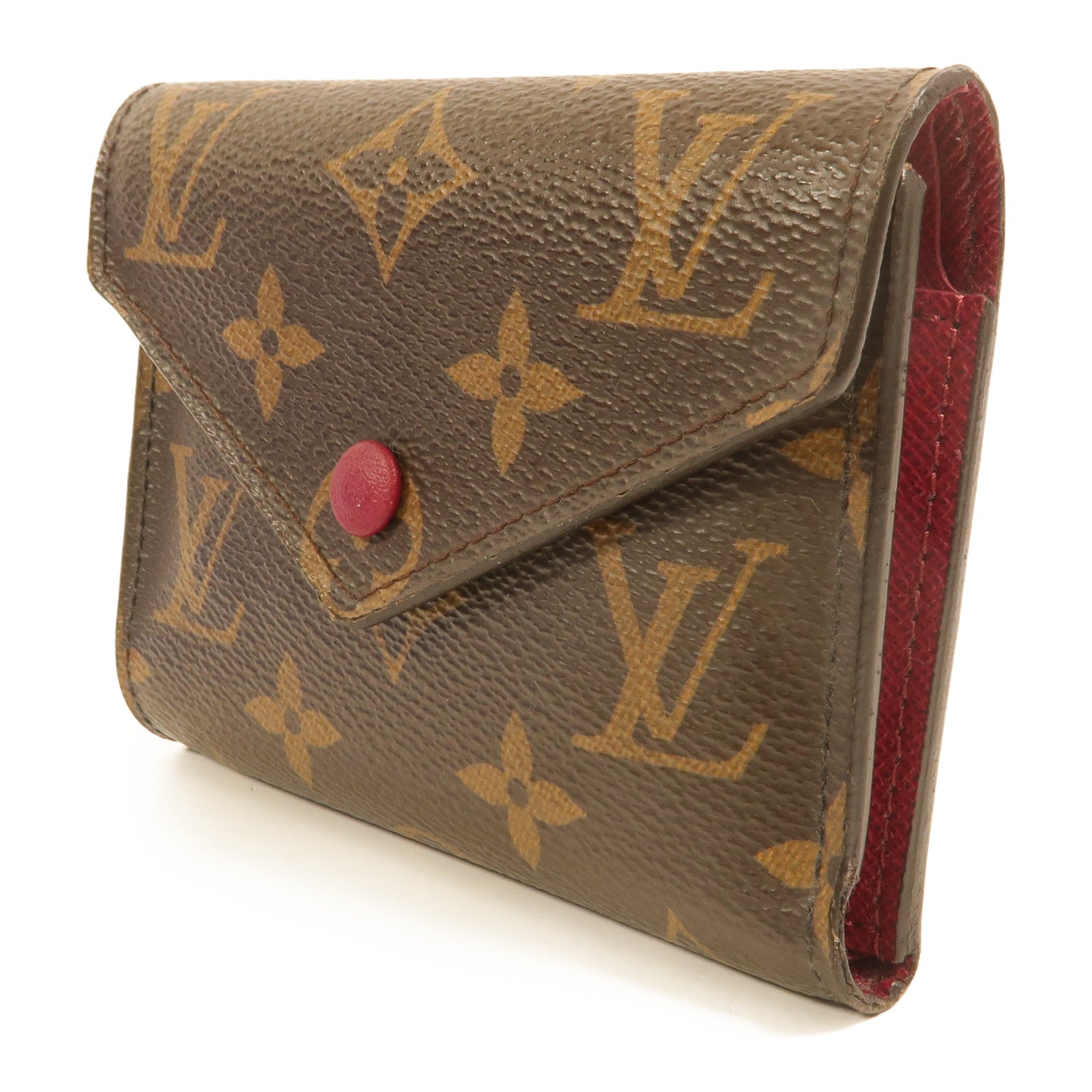 LOUIS VUITTON Monogram Portefeuille Victorine金扣錢包