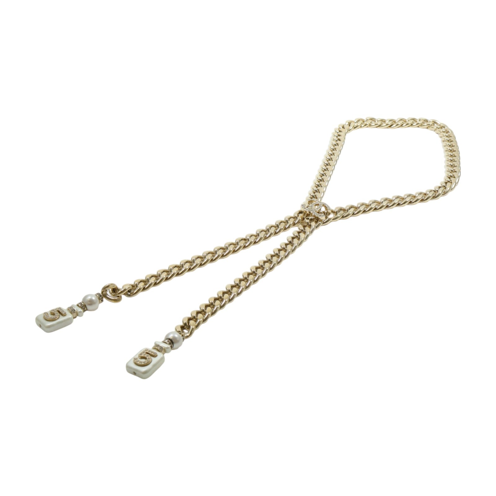 CHANEL 金屬/PVC Necklace項鍊