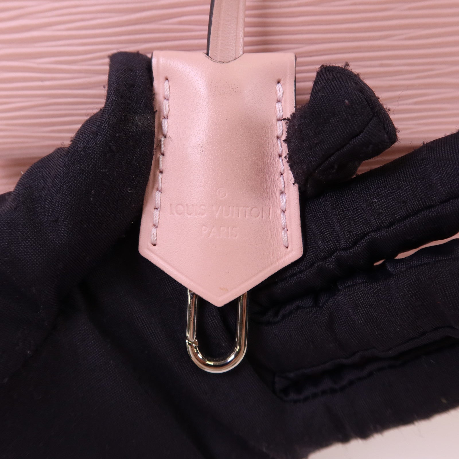 LOUIS VUITTON Epi Cluny BB銀扣手挽肩背兩用袋