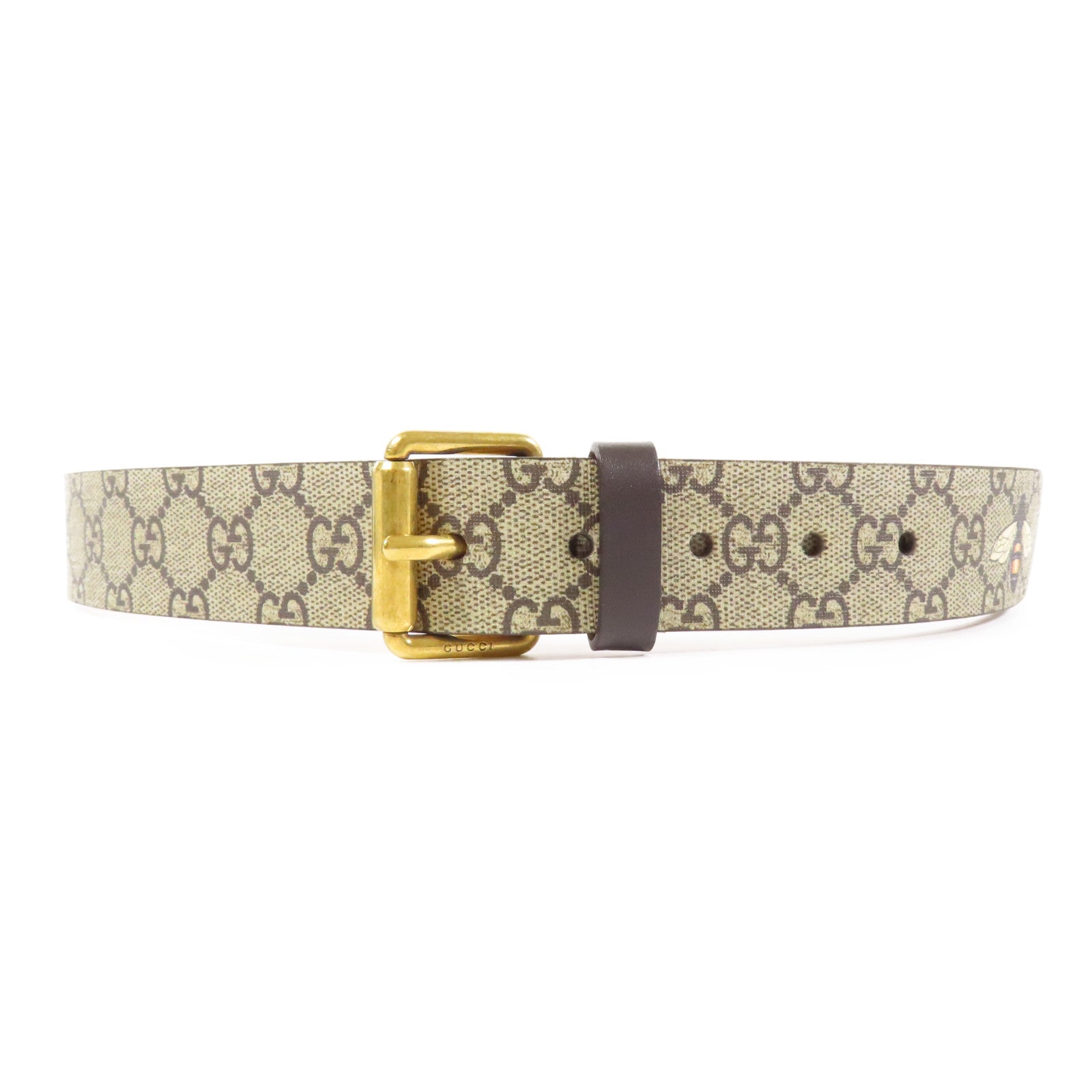 GUCCI 塗層帆布Belt 95cm皮帶