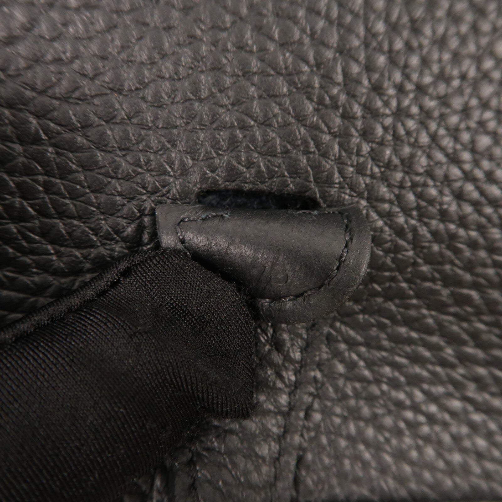 HERMES Clemence皮革Evelyne 23肩背袋Noir