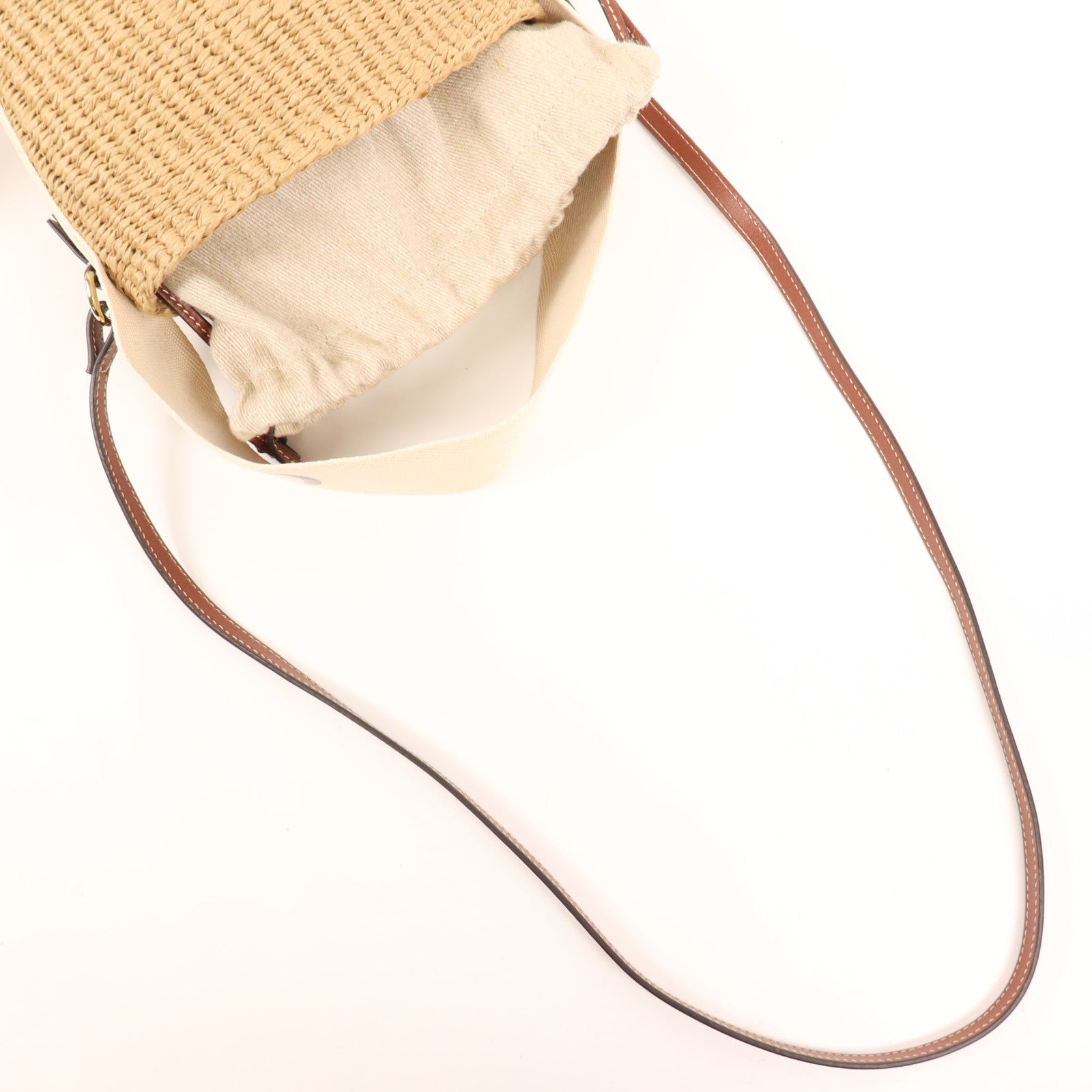 Chloe Raffia Woody Bucket金扣手挽肩背兩用袋