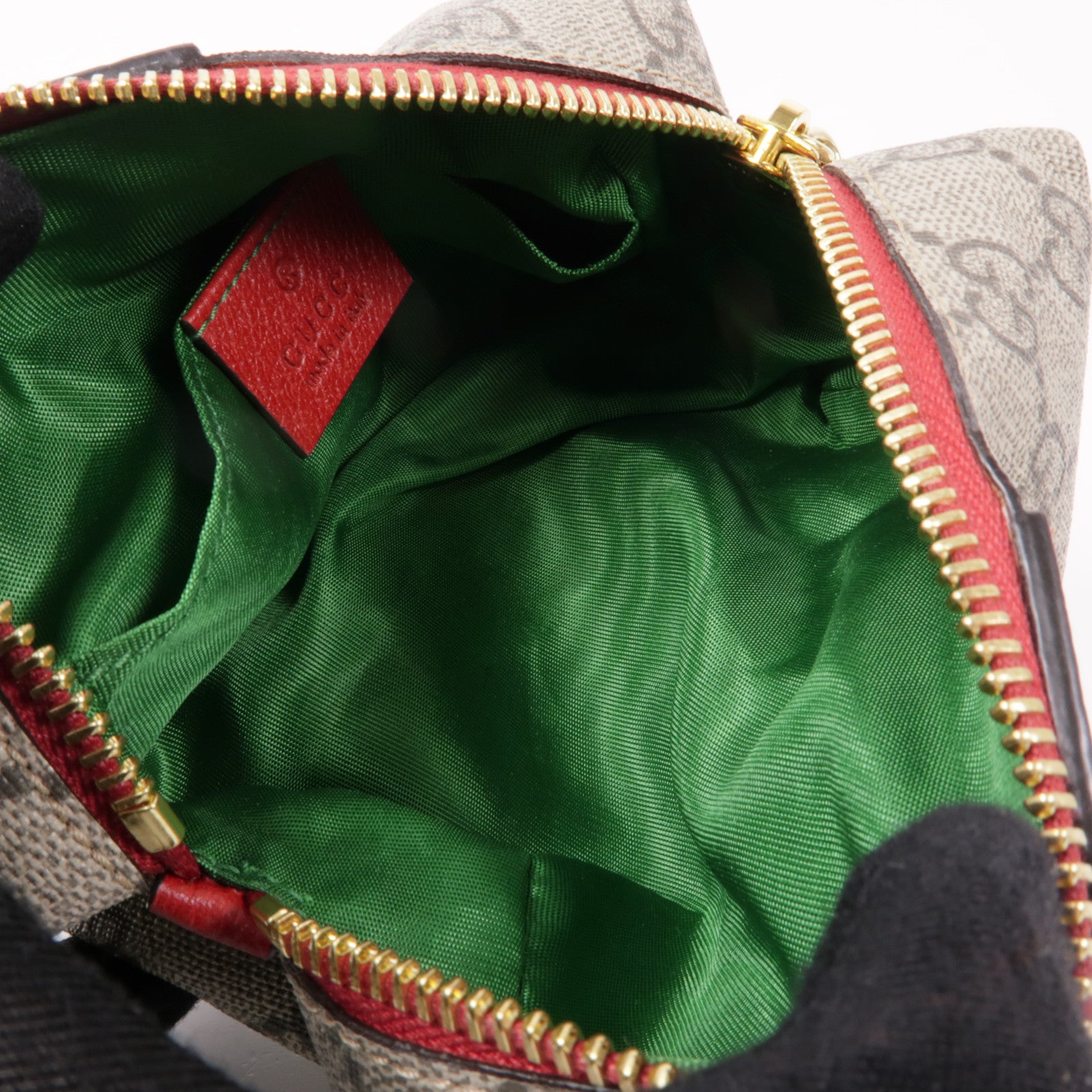 GUCCI 塗層帆布Ophidia GG Cosmetic Bag金扣手拿包