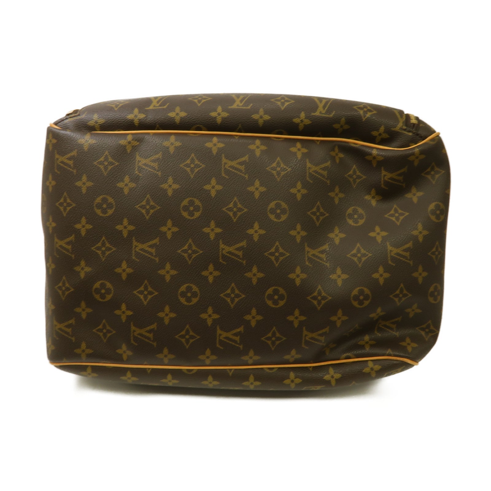 LOUIS VUITTON Monogram Evasion金扣手挽袋棕色