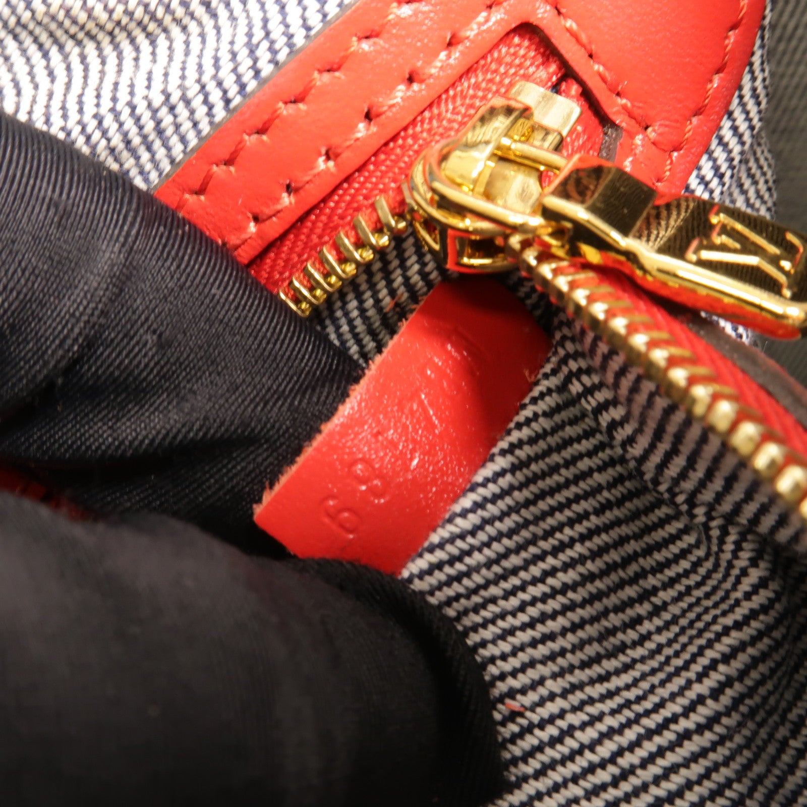 LOUIS VUITTON Monogram Denim Speedy Bandouliere 30手挽肩背兩用袋