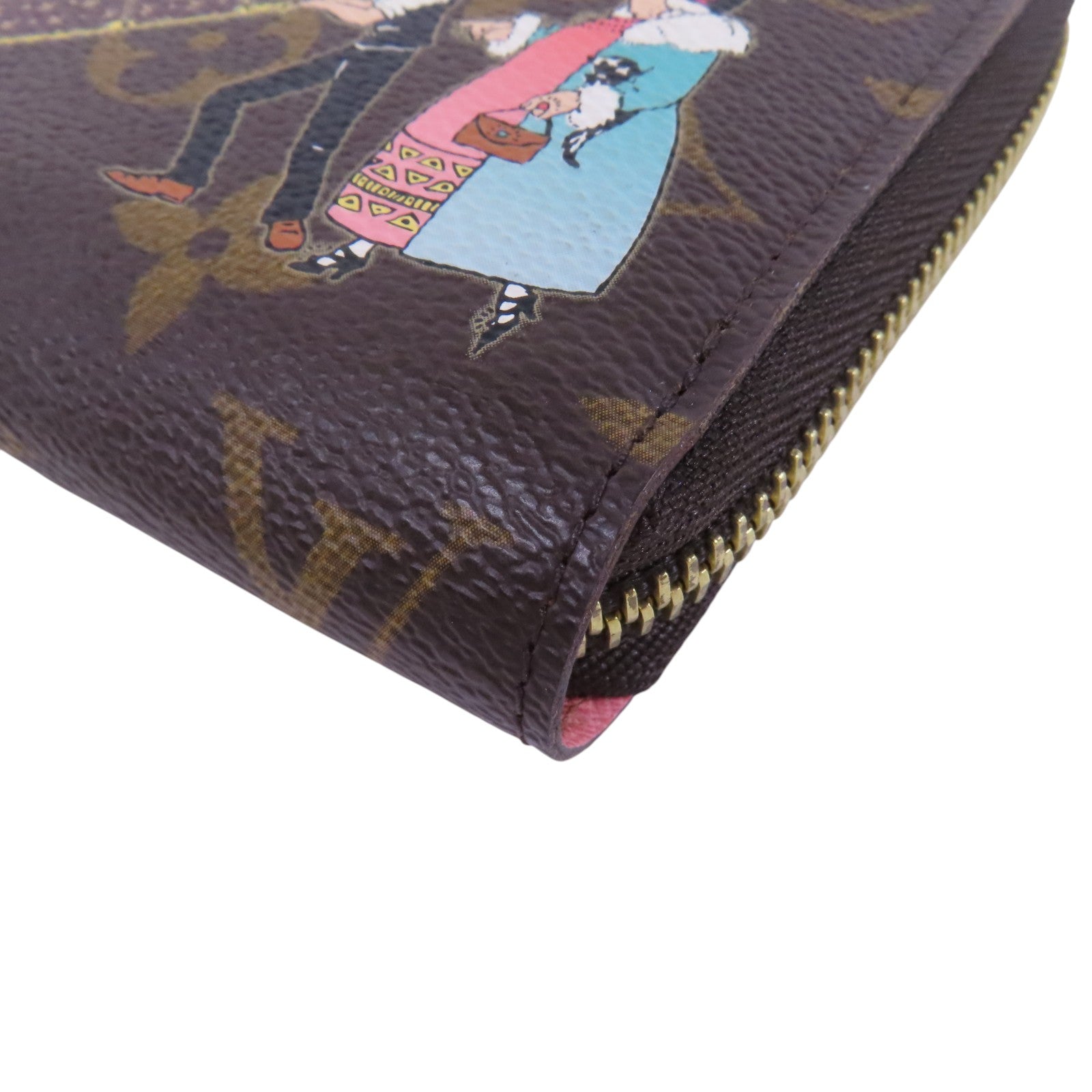 LOUIS VUITTON Monogram Zipper Long Wallet金扣拉鏈長錢包