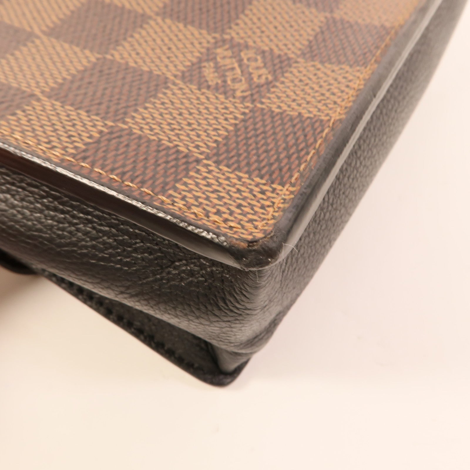 LOUIS VUITTON Damier Vavin PM金扣鏈帶肩背袋