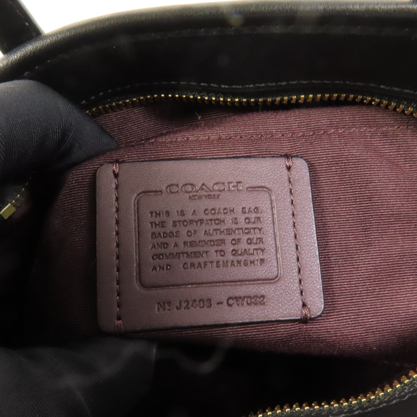 COACH 塗層帆布Shoulder Bag金扣手挽肩背兩用袋