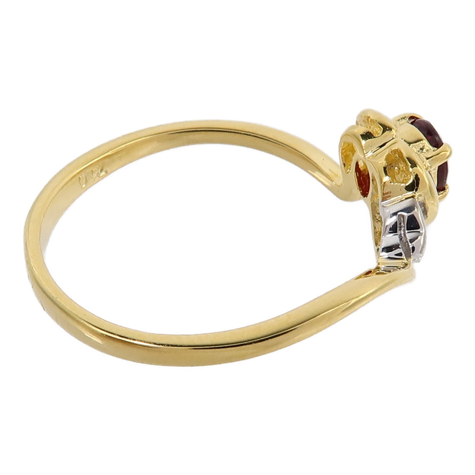 JEWELRY 18K黃金Ruby Diamond Ring紅寶石鑽石戒指