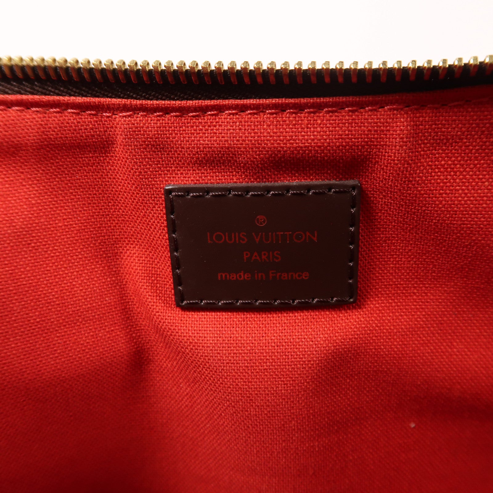 LOUIS VUITTON Damier Siena MM金扣手挽肩背兩用袋