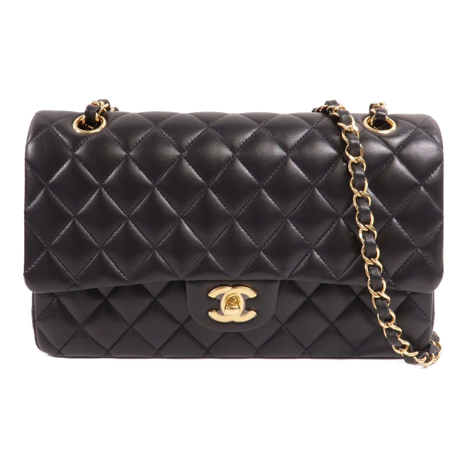 CHANEL 羊皮皮革Classic 25鏈帶肩背袋