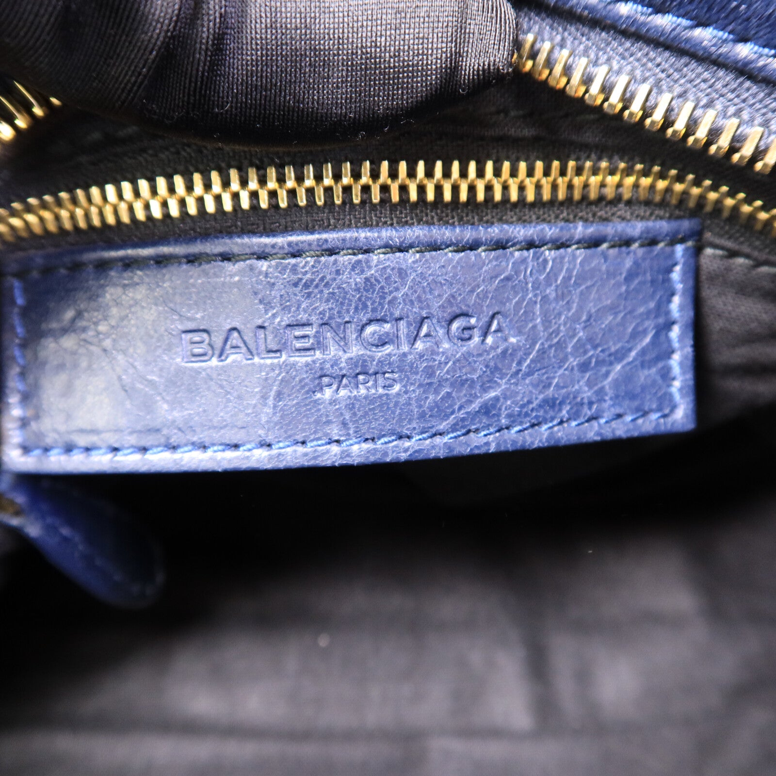 BALENCIAGA 牛皮皮革Mini City手挽肩背兩用袋