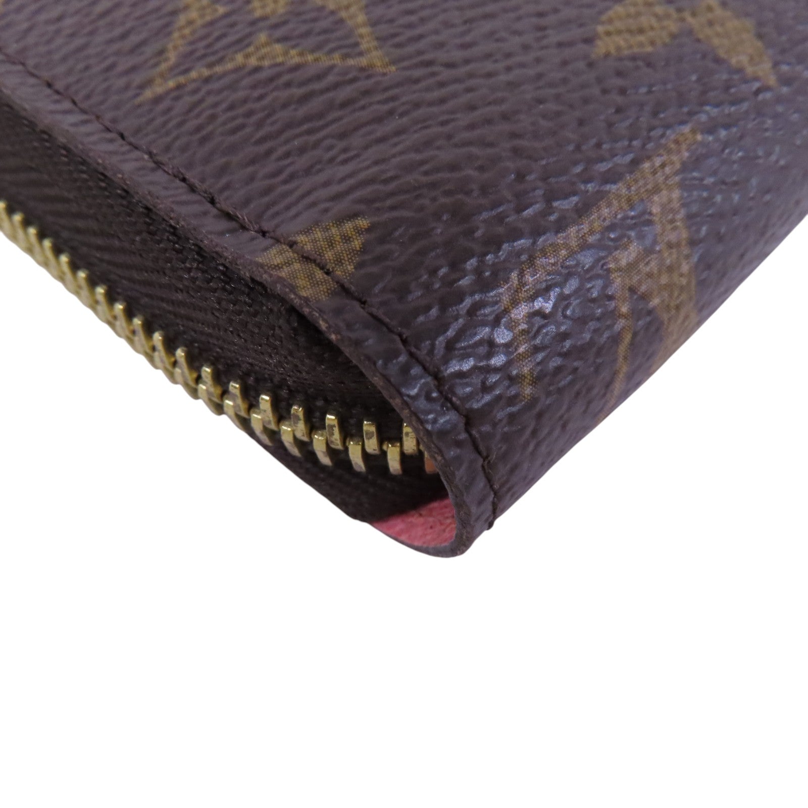 LOUIS VUITTON Monogram Zipper Long Wallet金扣拉鏈長錢包