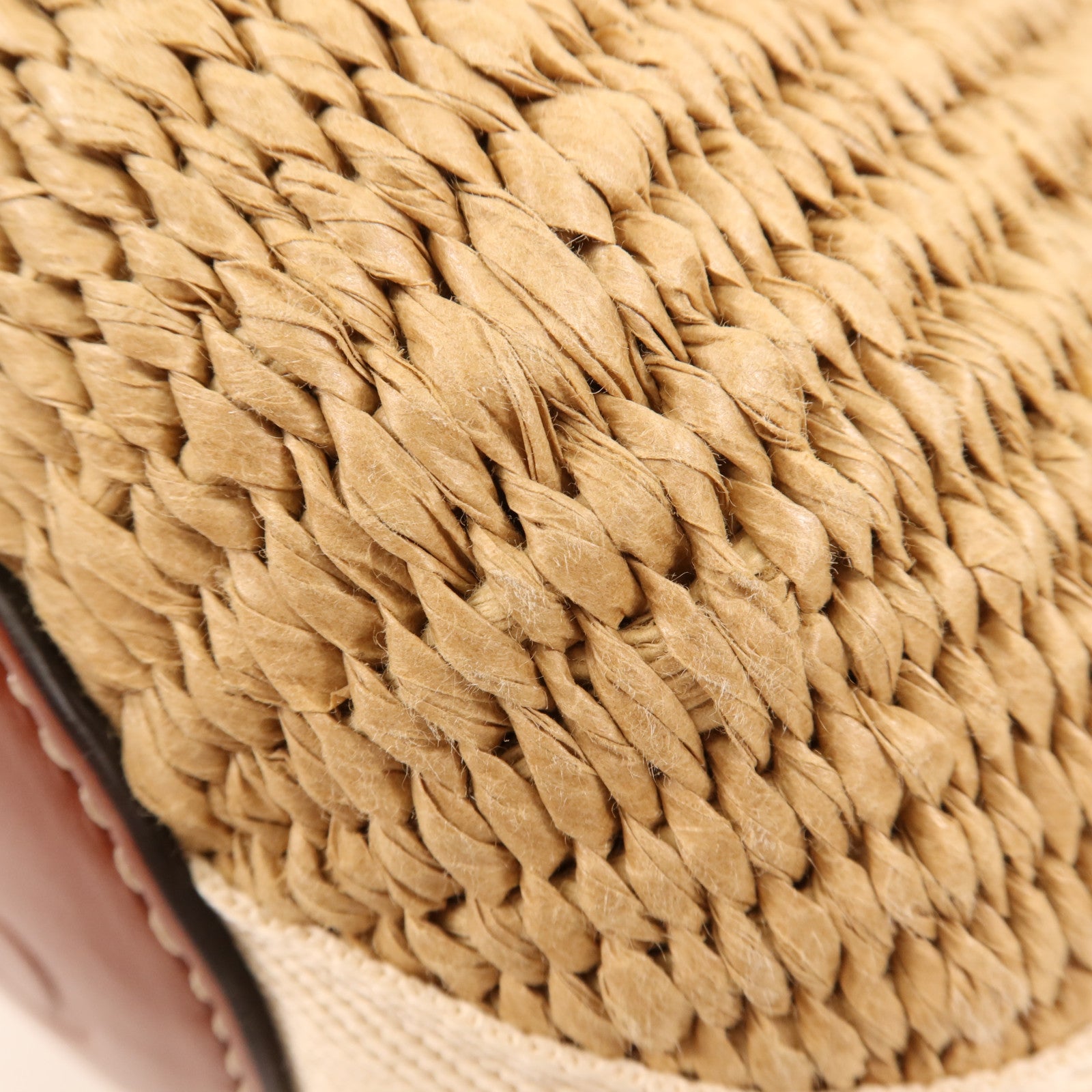 Chloe Raffia Woody Bucket金扣手挽肩背兩用袋