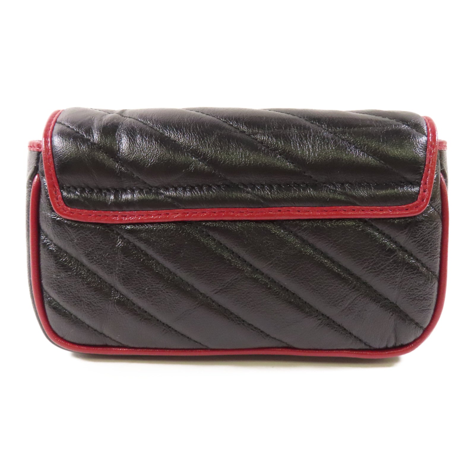GUCCI 牛皮皮革Shoulder Bag金扣鏈帶肩背袋