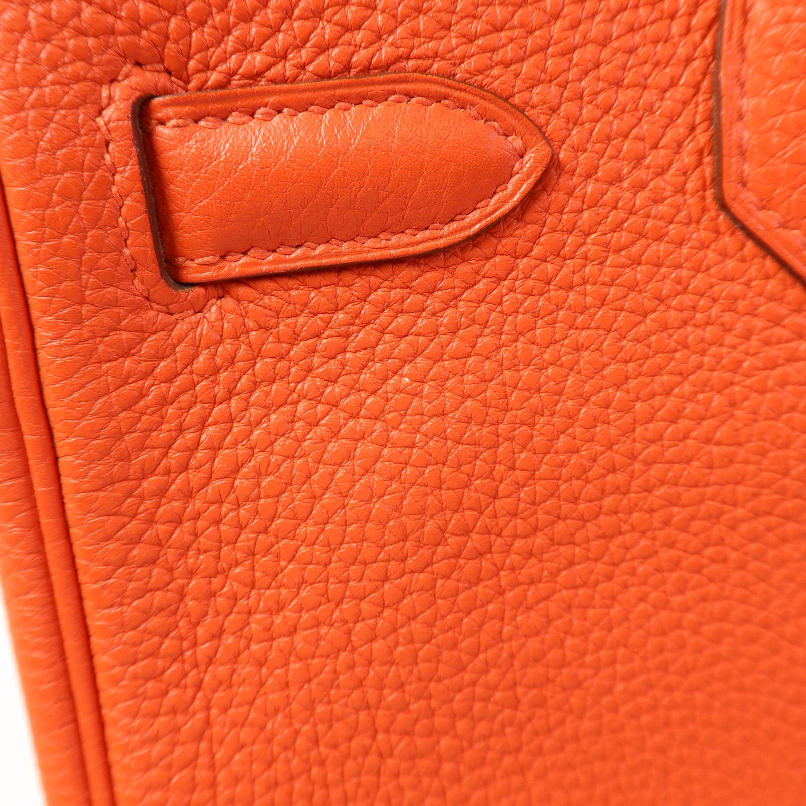 HERMES Togo皮革Birkin 30銀扣手挽袋Capucine