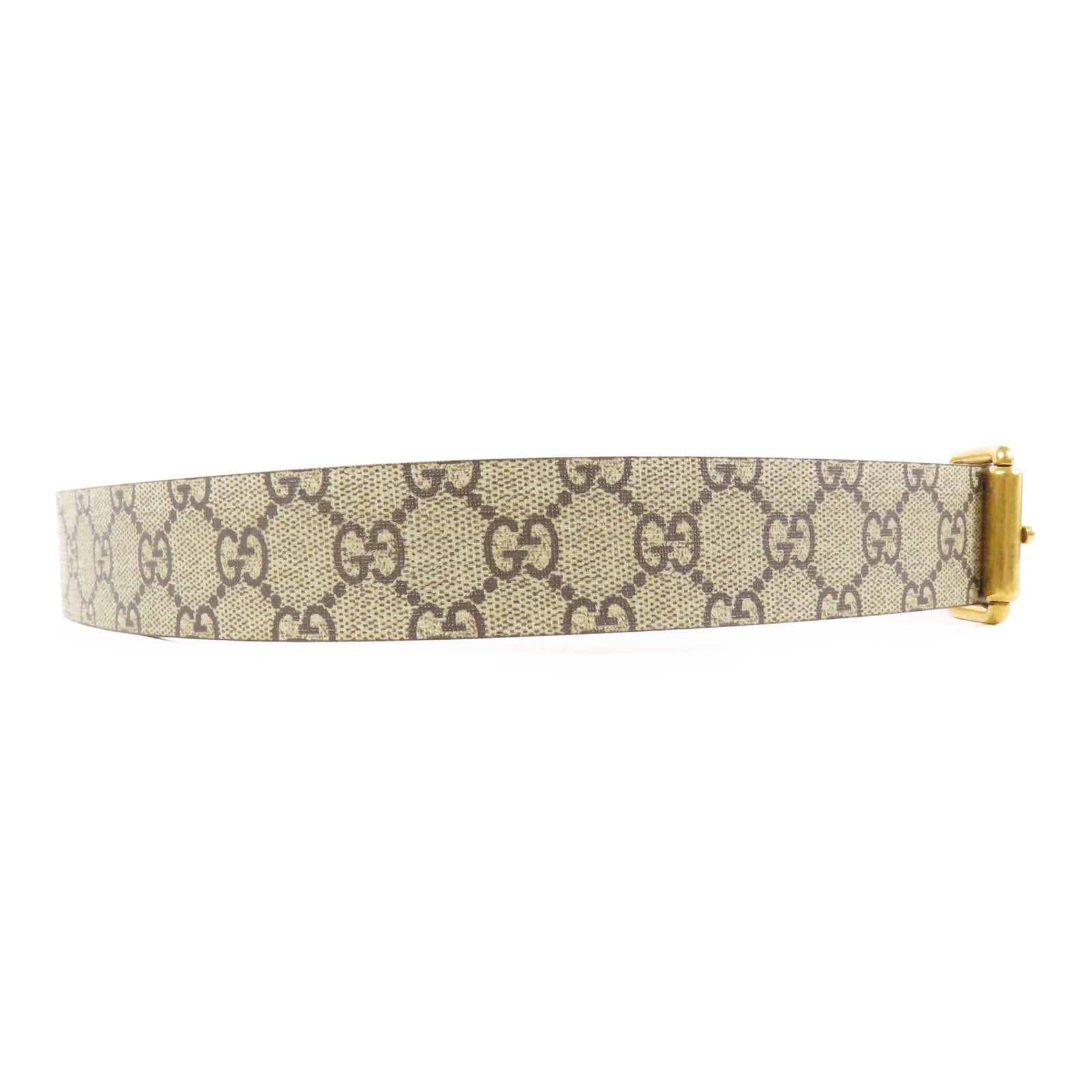GUCCI 塗層帆布Belt 95cm皮帶