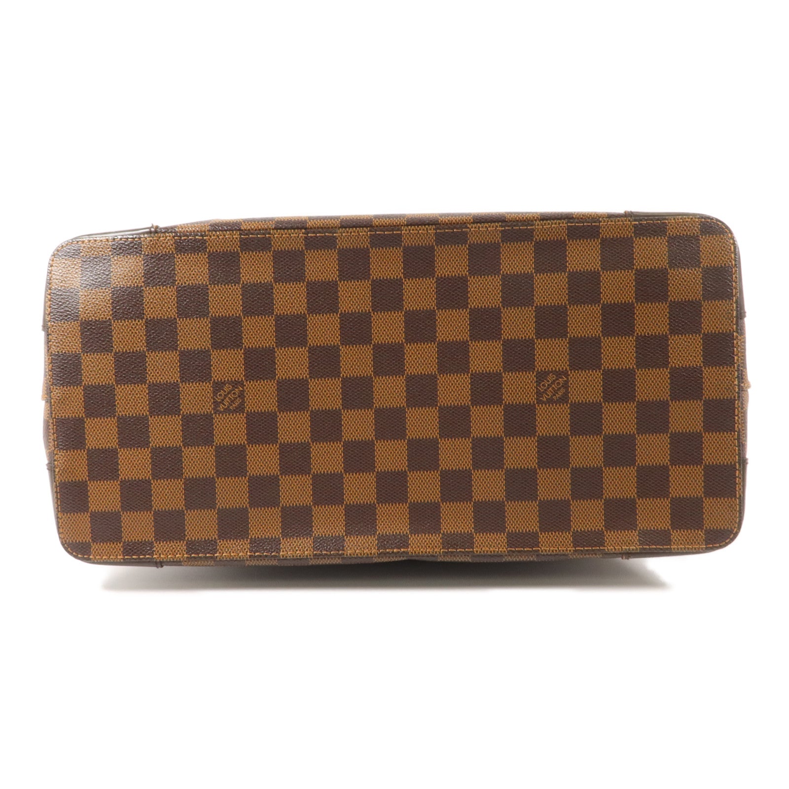 LOUIS VUITTON Damier Hampstead MM金扣手挽袋