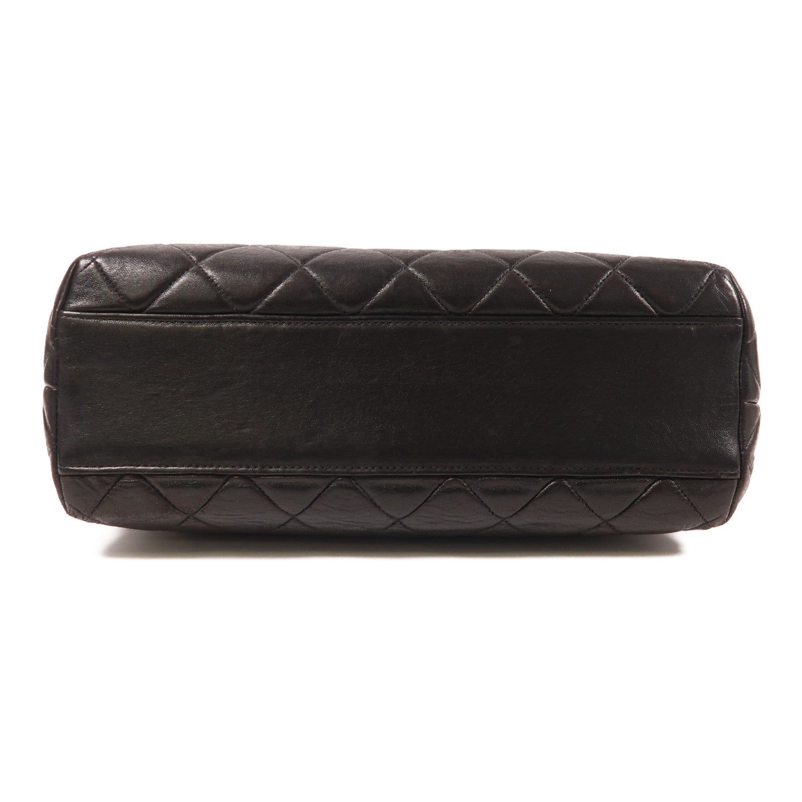 CHANEL 羊皮皮革Vintage Chain Shoulder金扣鏈帶肩背袋