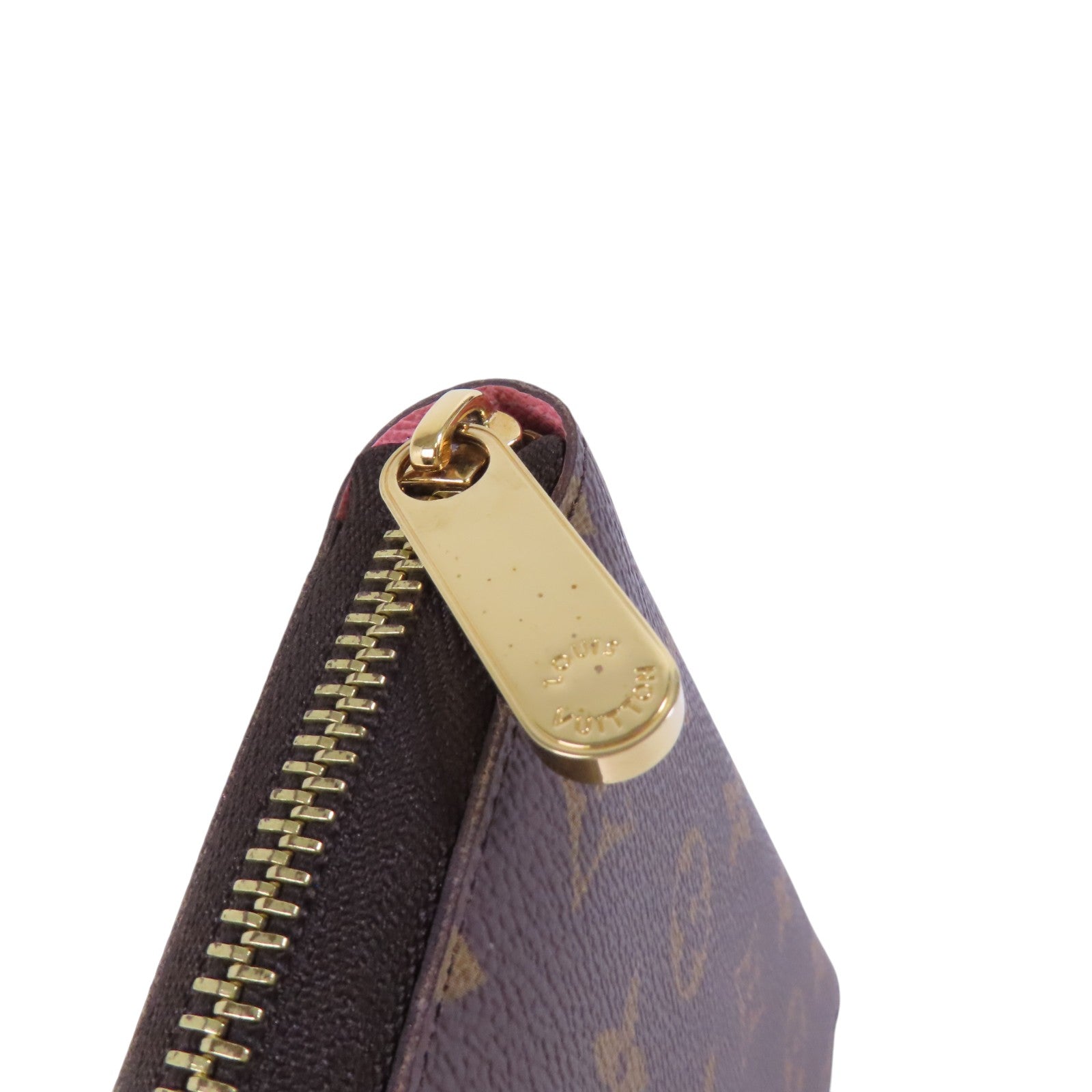 LOUIS VUITTON Monogram Zipper Long Wallet金扣拉鏈長錢包