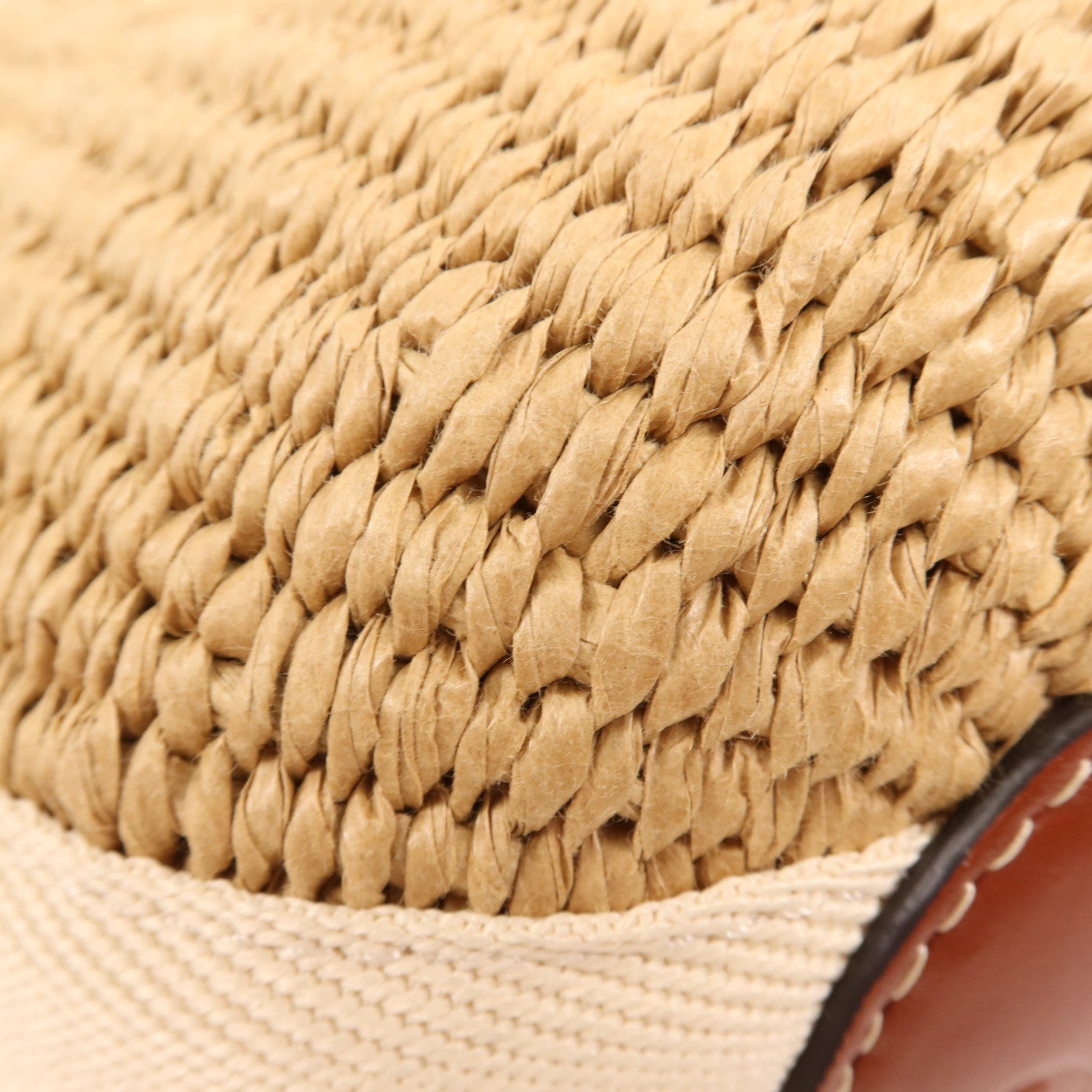 Chloe Raffia Woody Bucket金扣手挽肩背兩用袋