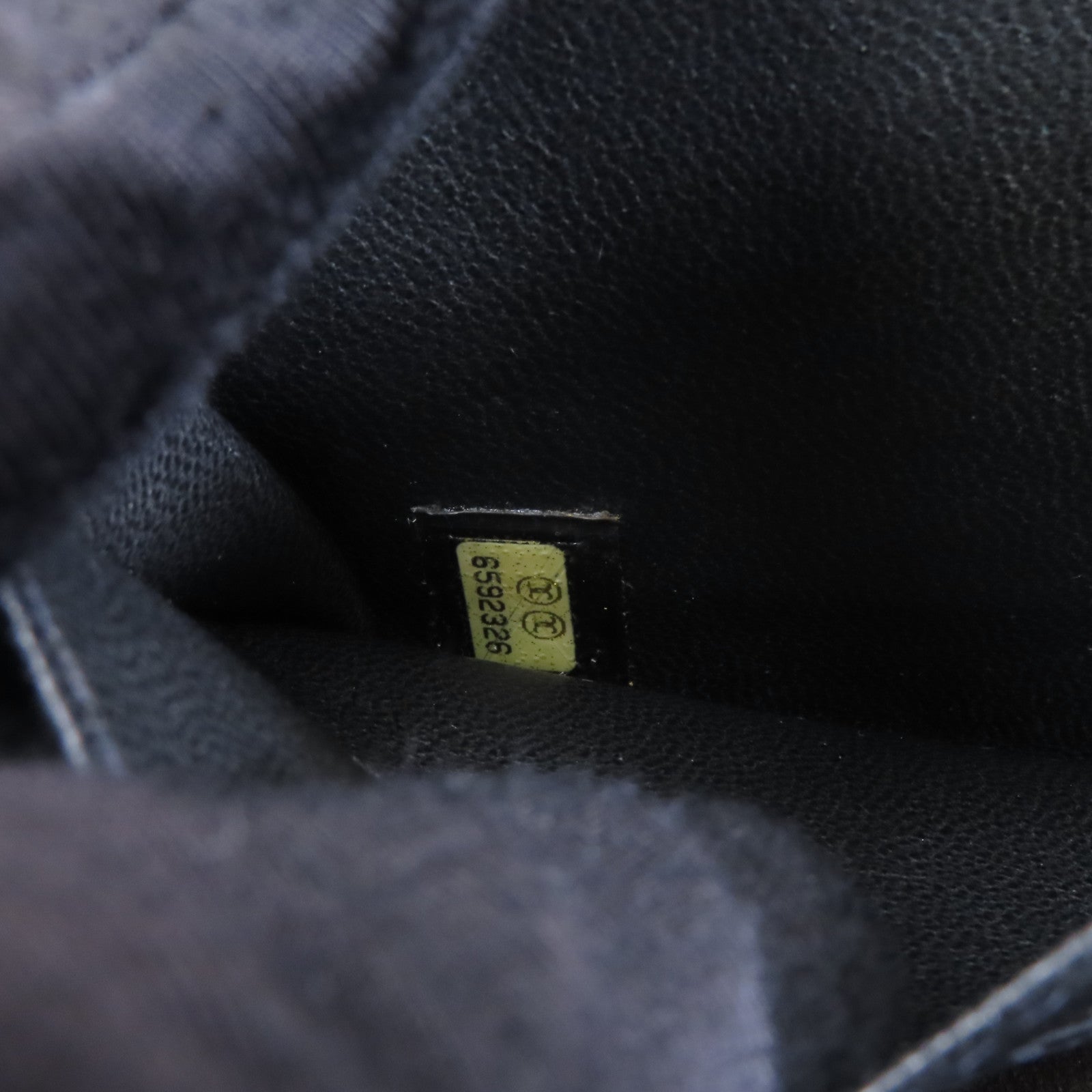 CHANEL 皮革Chain Handbag銀扣鏈帶手挽袋黑色