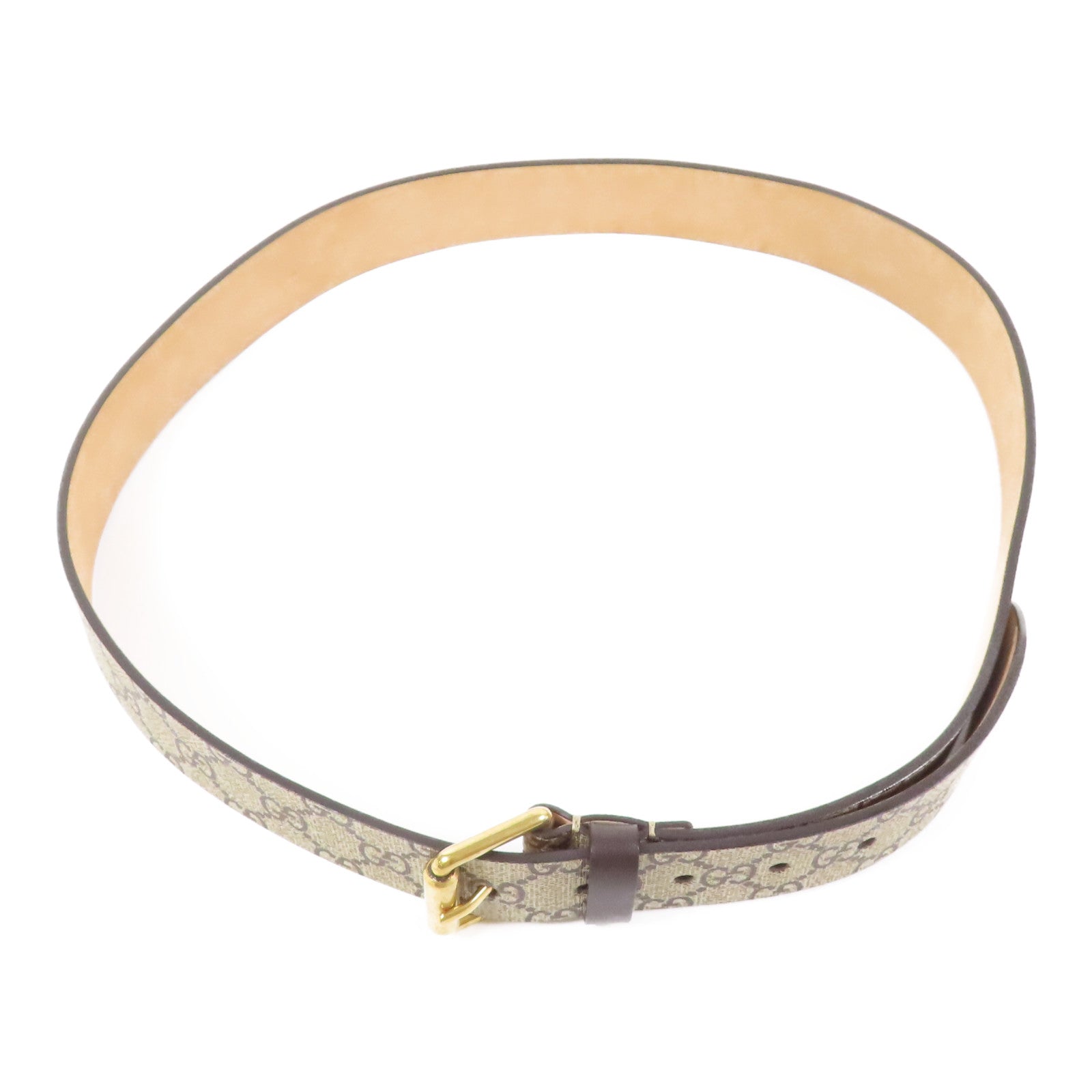 GUCCI 塗層帆布Belt 95cm皮帶