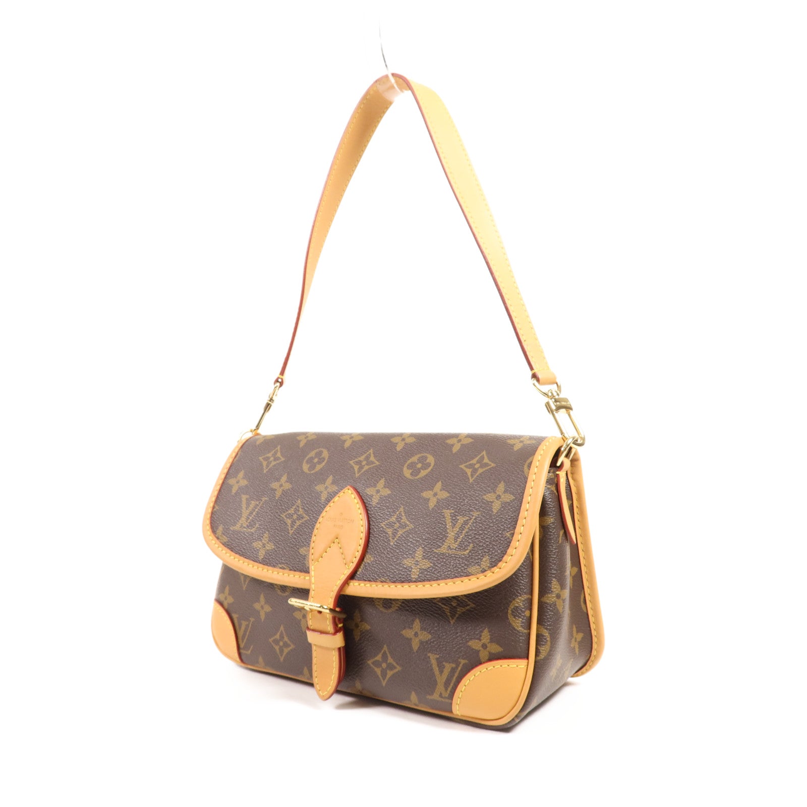 LOUIS VUITTON Monogram Diane金扣手挽肩背兩用袋