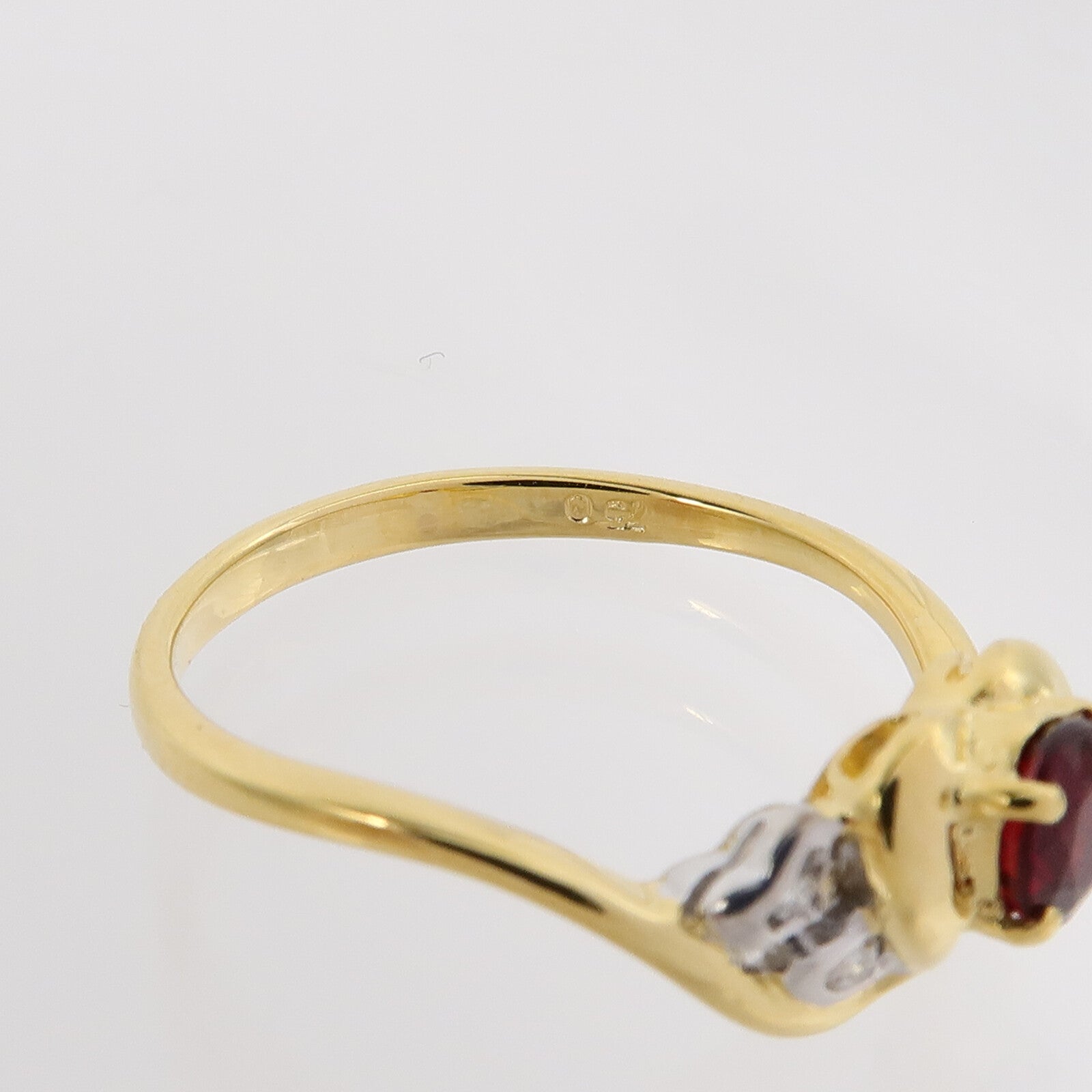 JEWELRY 18K黃金Ruby Diamond Ring紅寶石鑽石戒指