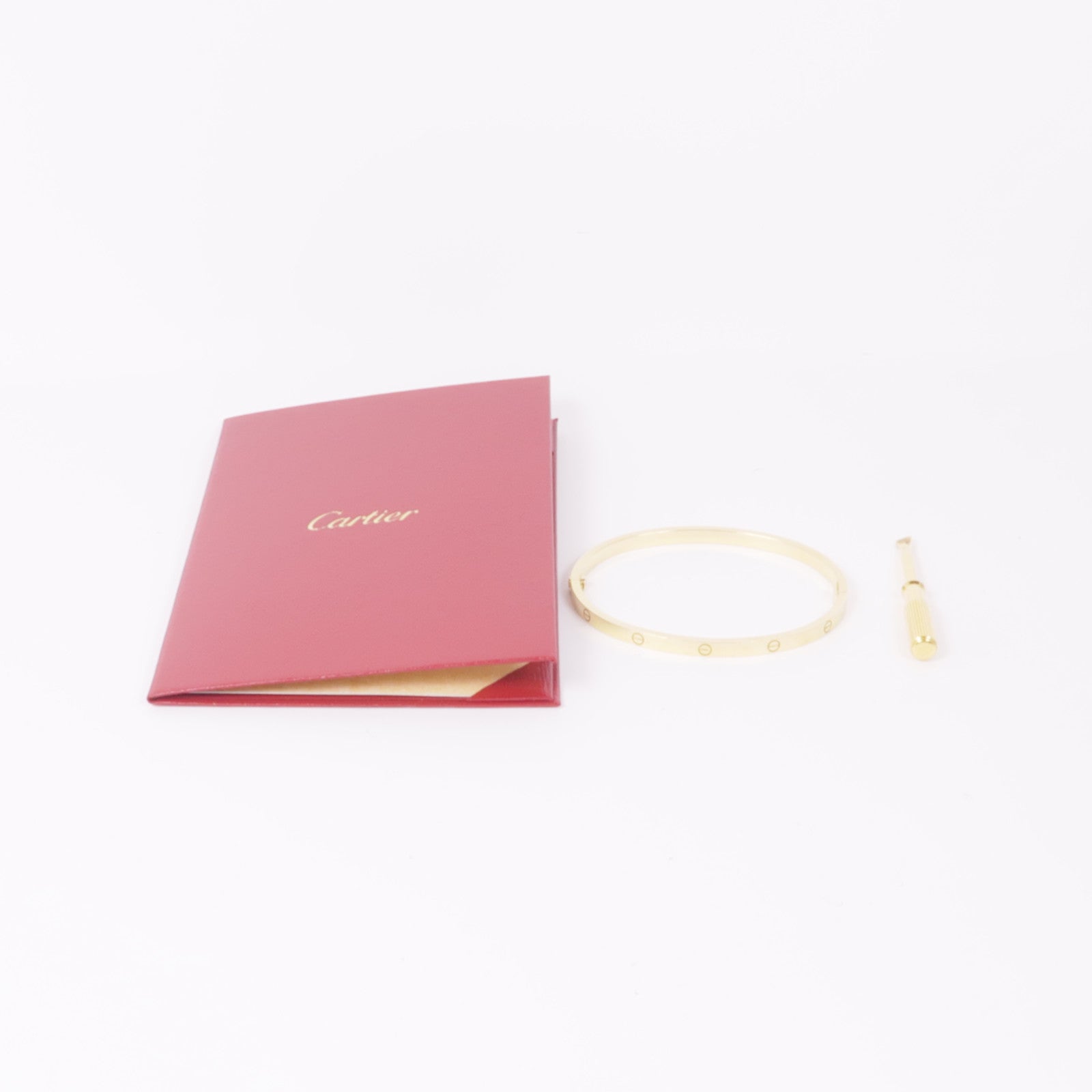 CARTIER 18K黃金Love Bracelet Small Model手鐲
