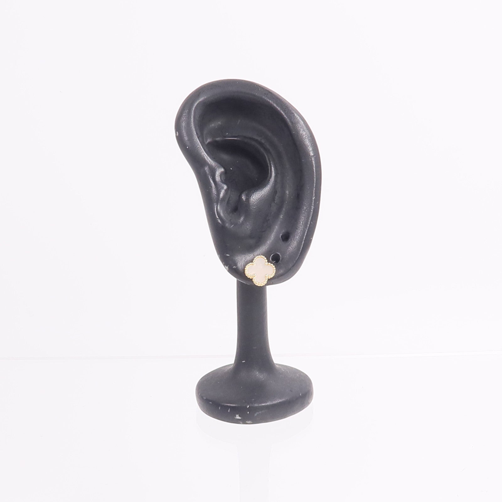 Van Cleef & Arpels 18K黃金Sweet Alhambra Earrings珍珠母貝耳環