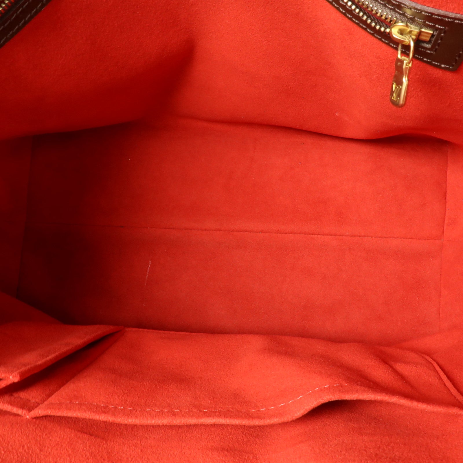 LOUIS VUITTON Damier Hampstead MM金扣手挽袋