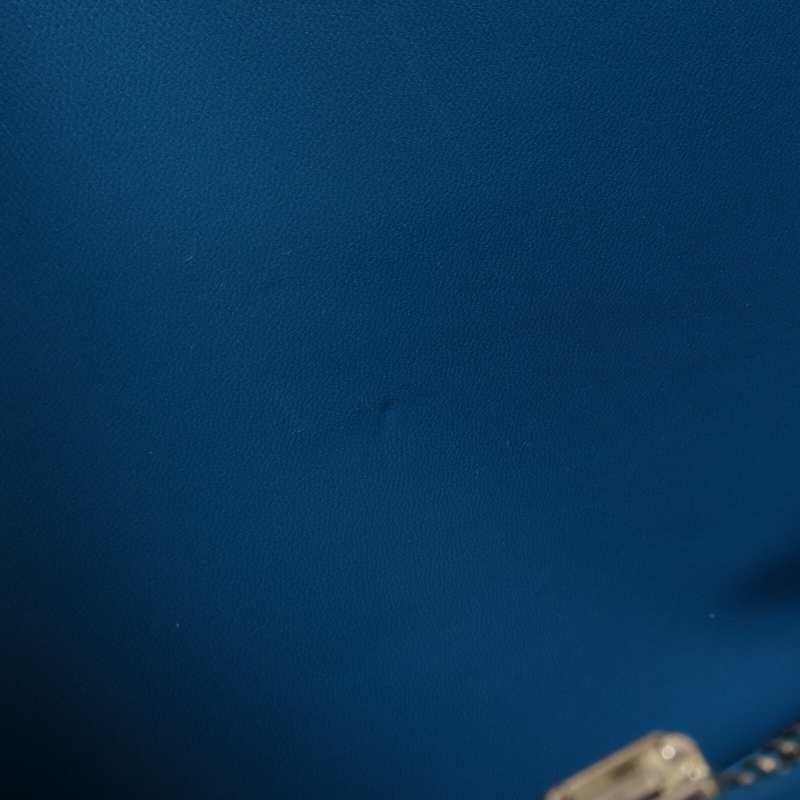 HERMES Epsom皮革Constance 24肩背袋Bleu Izmir