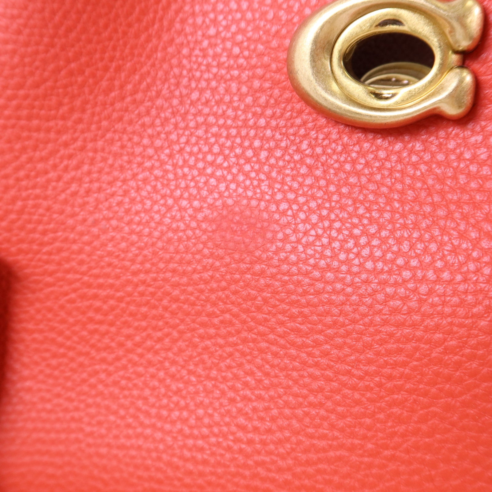 COACH 牛皮皮革Willow Bucket Bag金扣肩背袋