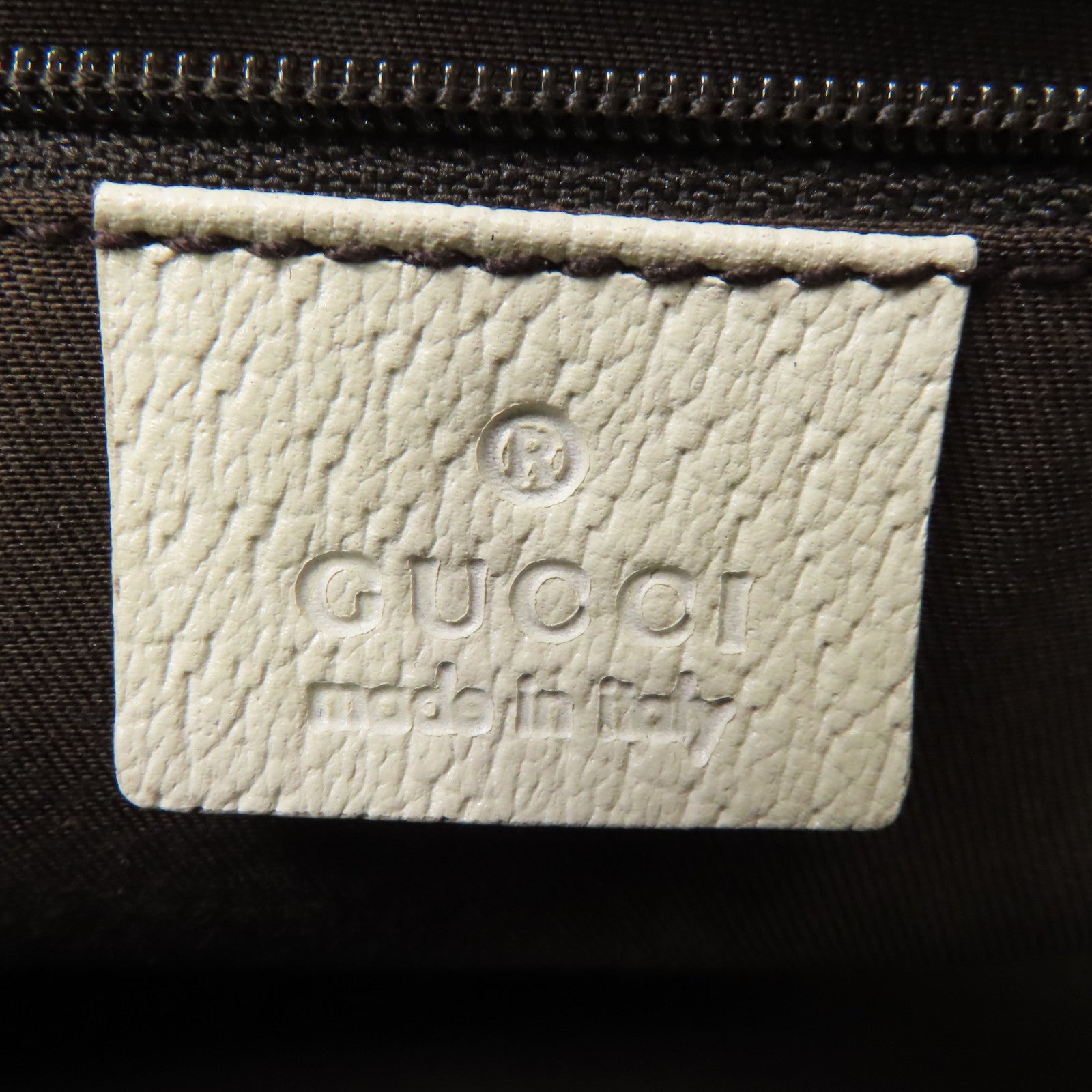 GUCCI 帆布Shoulder Bag金扣肩背袋啡色