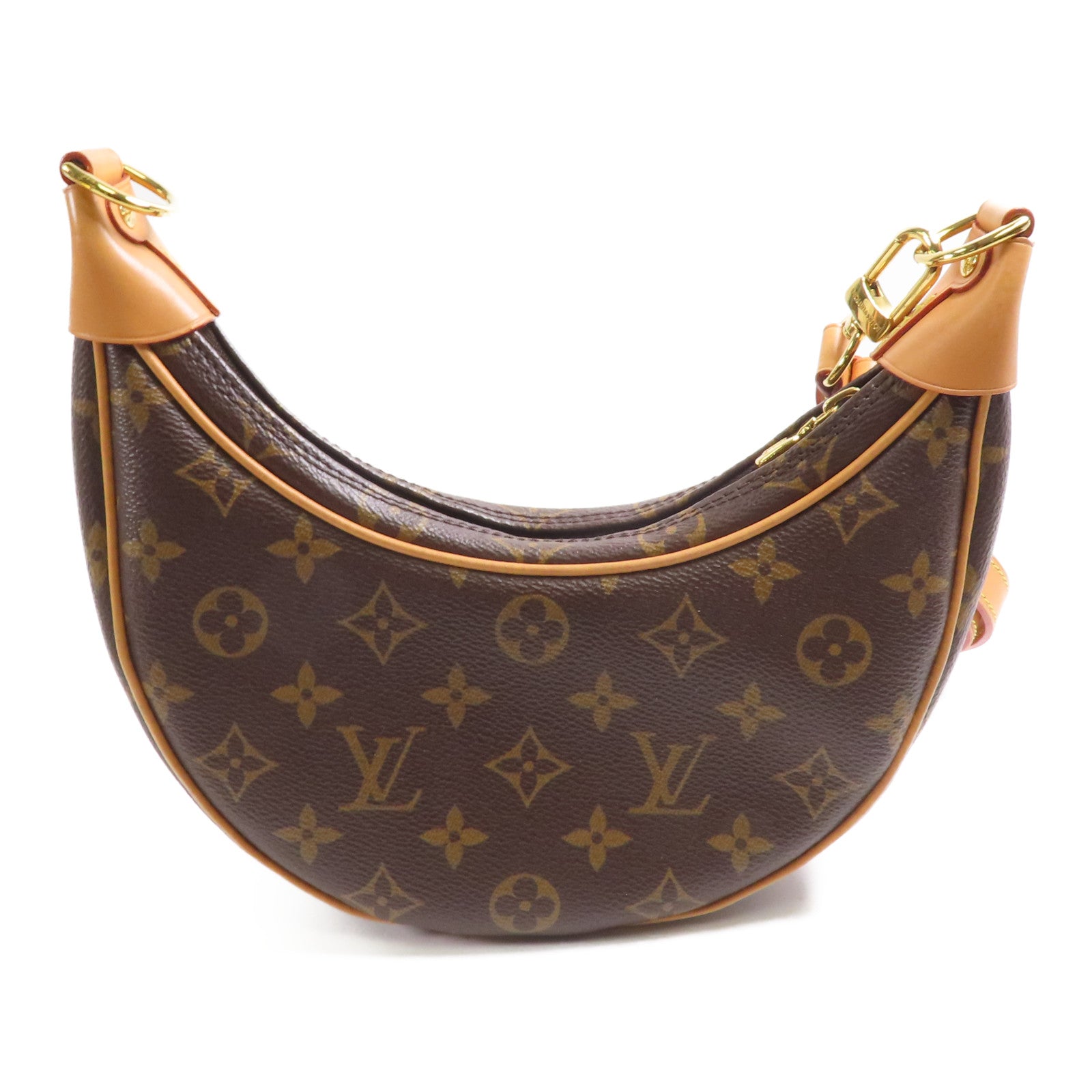 LOUIS VUITTON LV GHW Loop 2 Way Shoulder Bag M81098 Monogram Brown