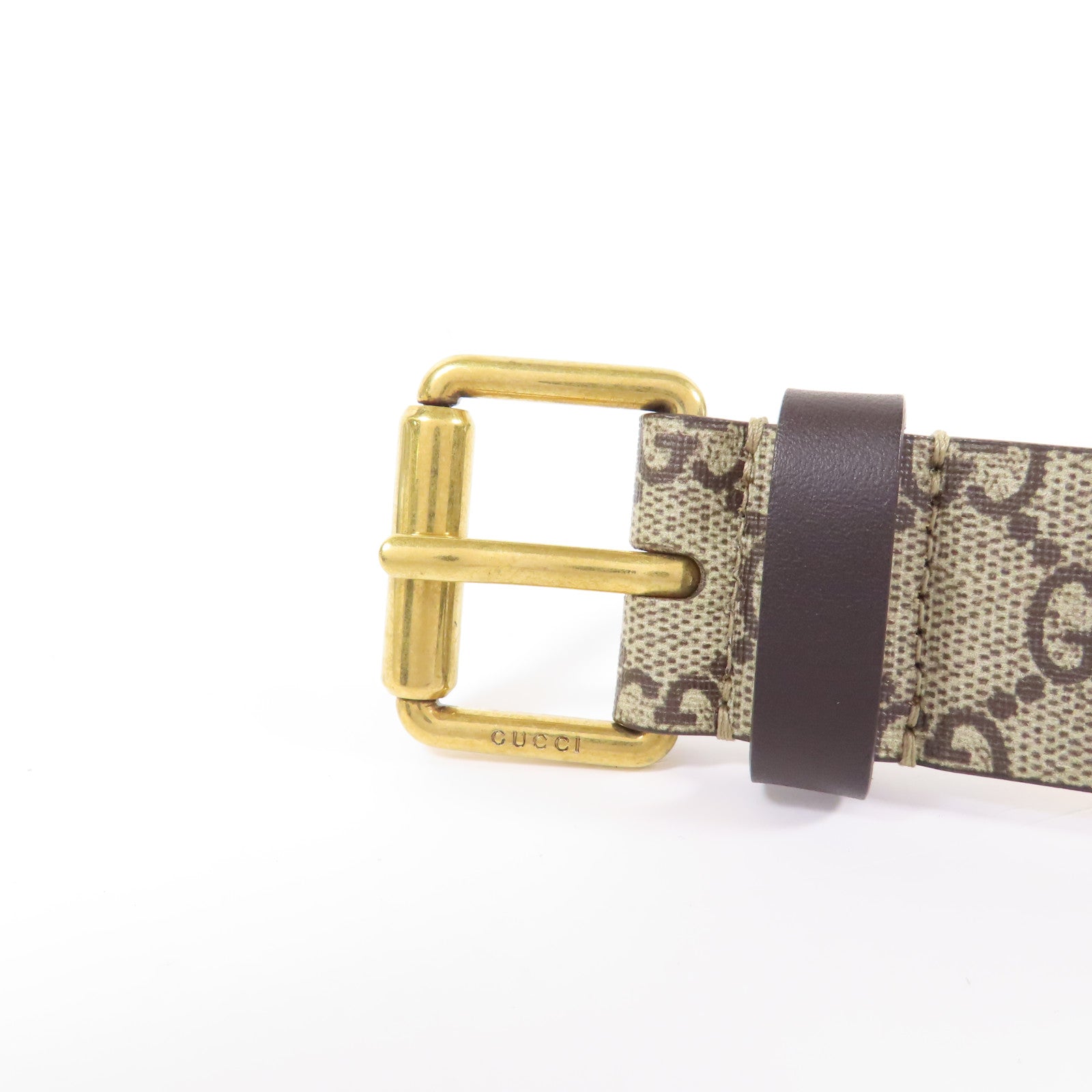 GUCCI 塗層帆布Belt 95cm皮帶