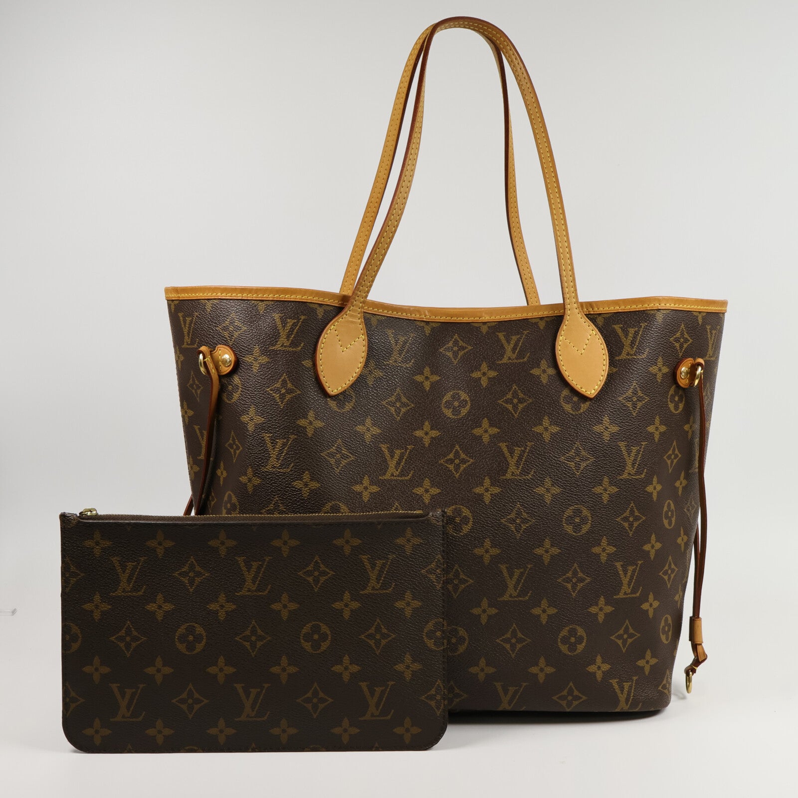 LOUIS VUITTON Monogram Neverfull MM手挽袋