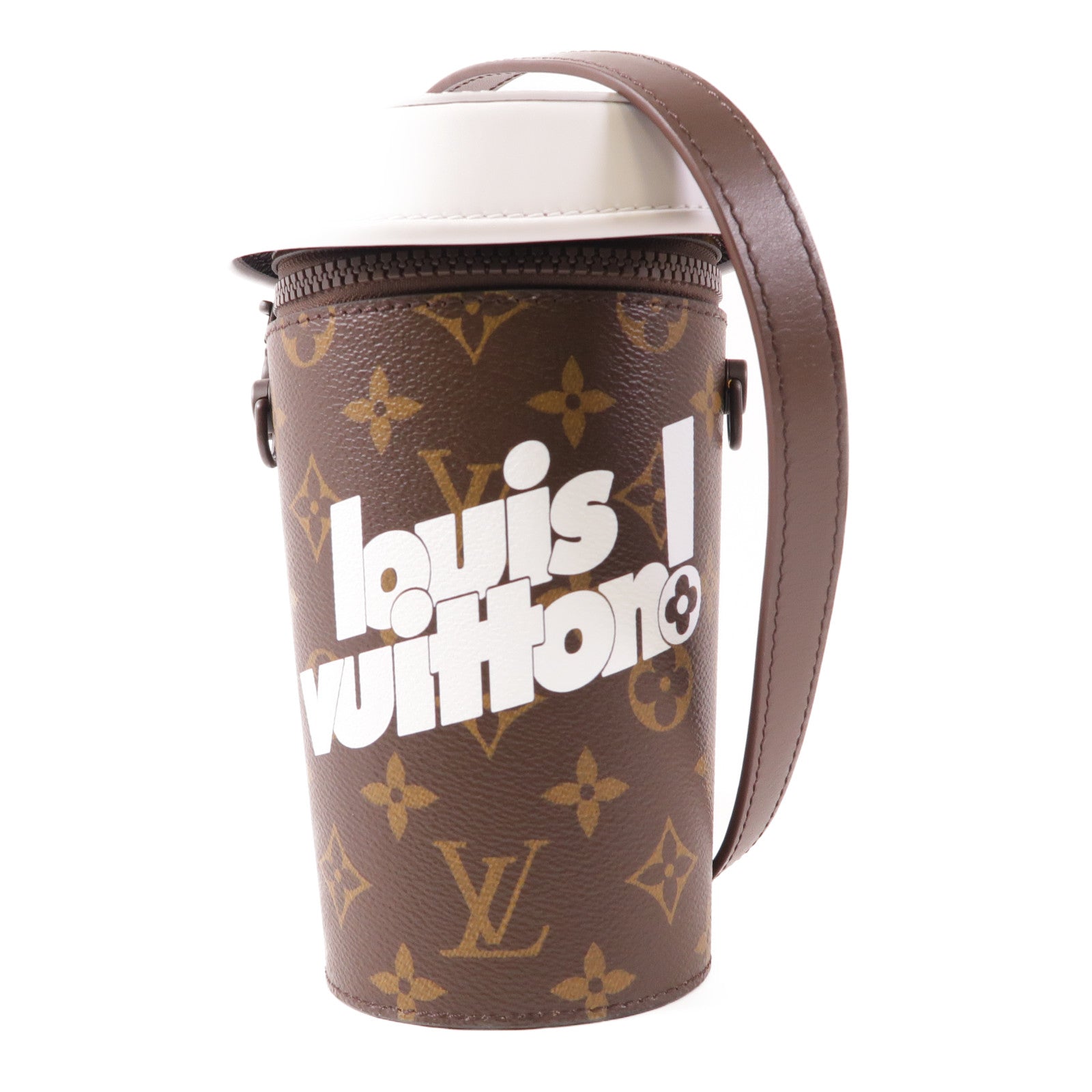 LOUIS VUITTON Monogram Coffee Cup肩背袋