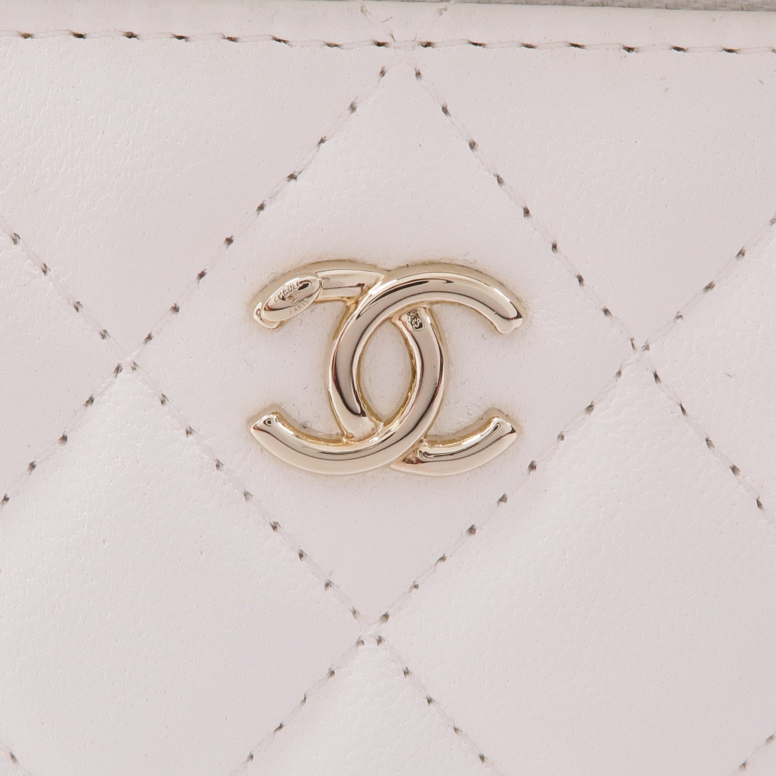 CHANEL 【激減優惠】羊皮皮革Vanity Case金扣肩背袋
