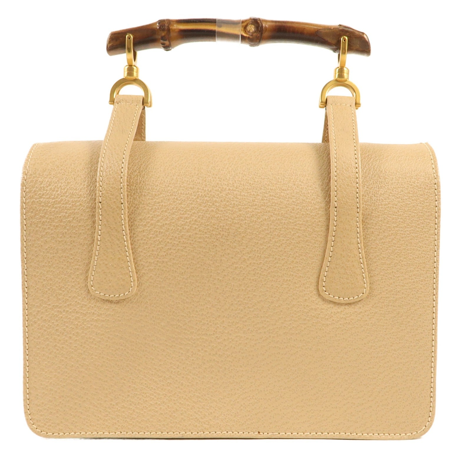 GUCCI 牛皮皮革Hand Bag金扣手挽袋