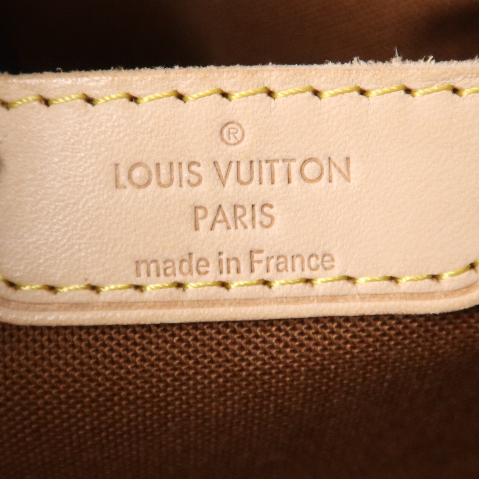 LOUIS VUITTON Monogram Palermo GM金扣手挽肩背兩用袋棕色
