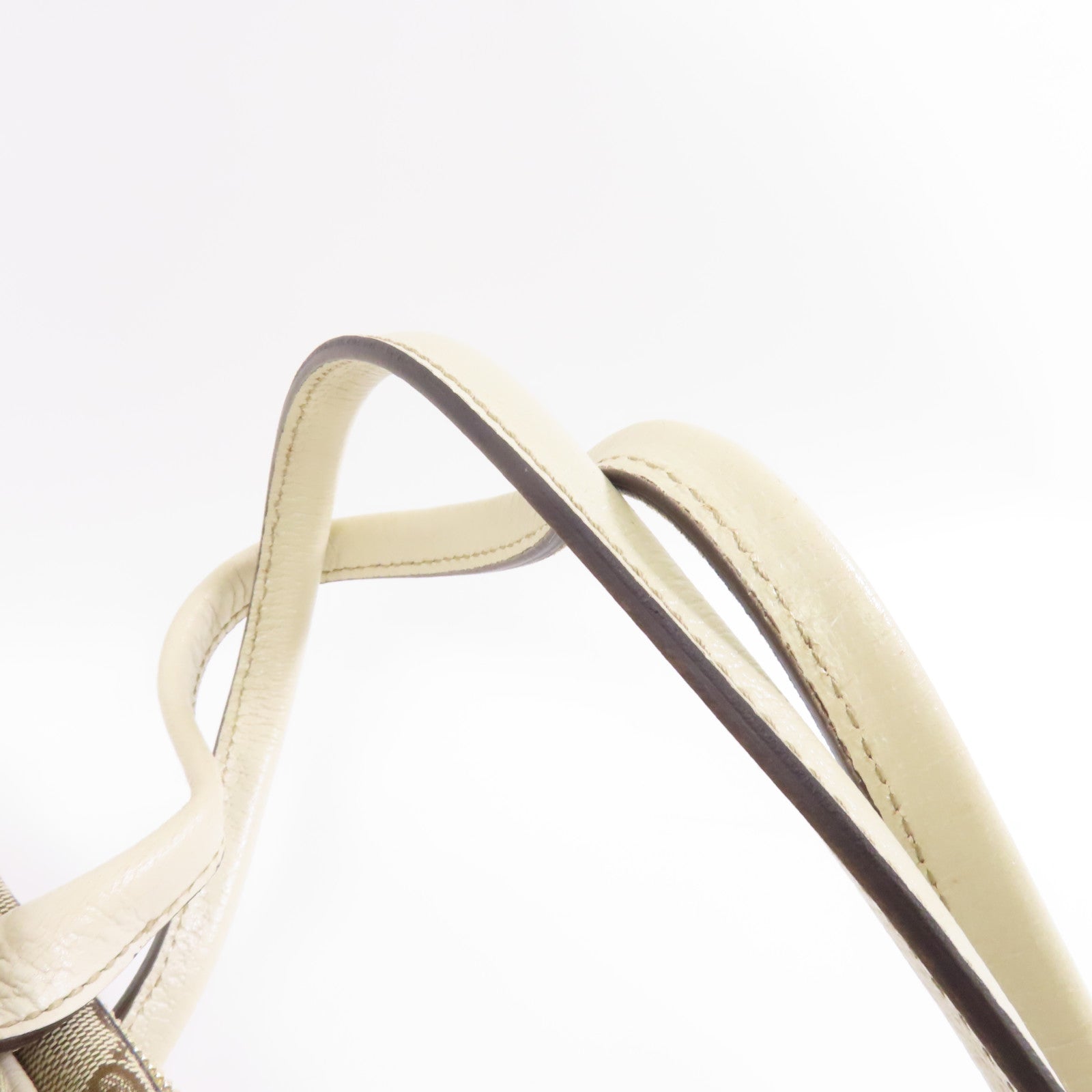 GUCCI 帆布Shoulder Bag金扣肩背袋啡色