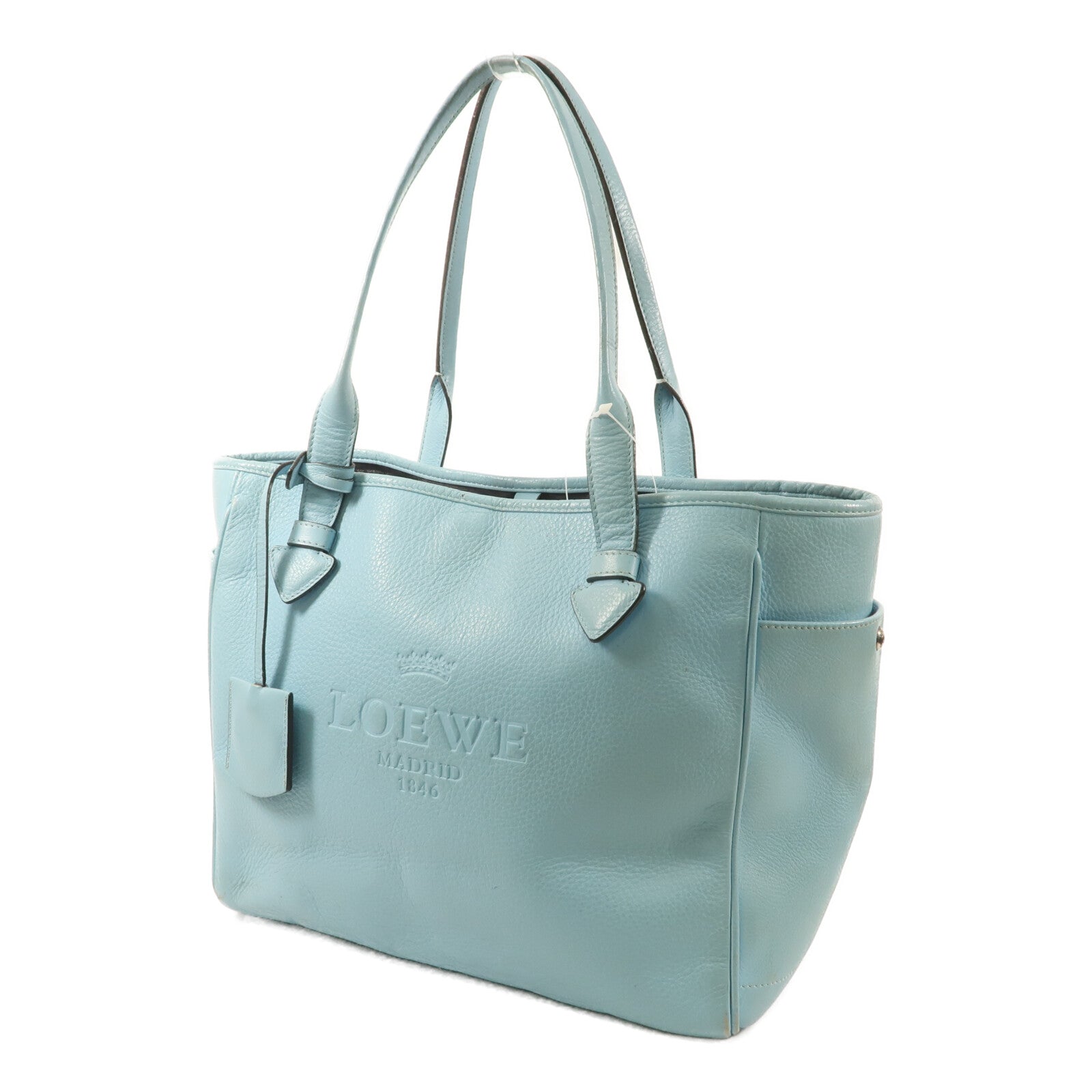 LOEWE 牛皮皮革Heritage Tote手挽袋