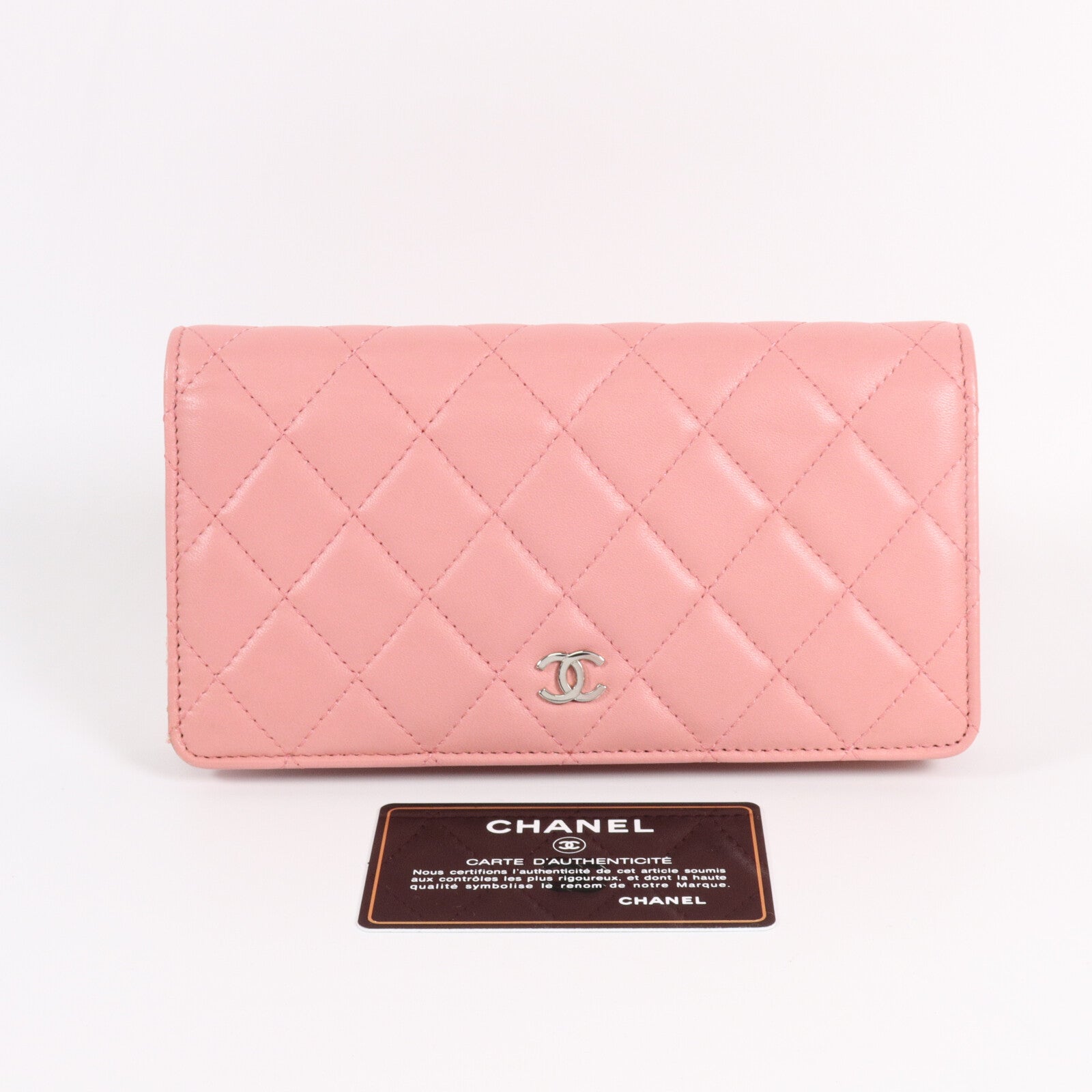 CHANEL 羊皮皮革Long Wallet長錢包