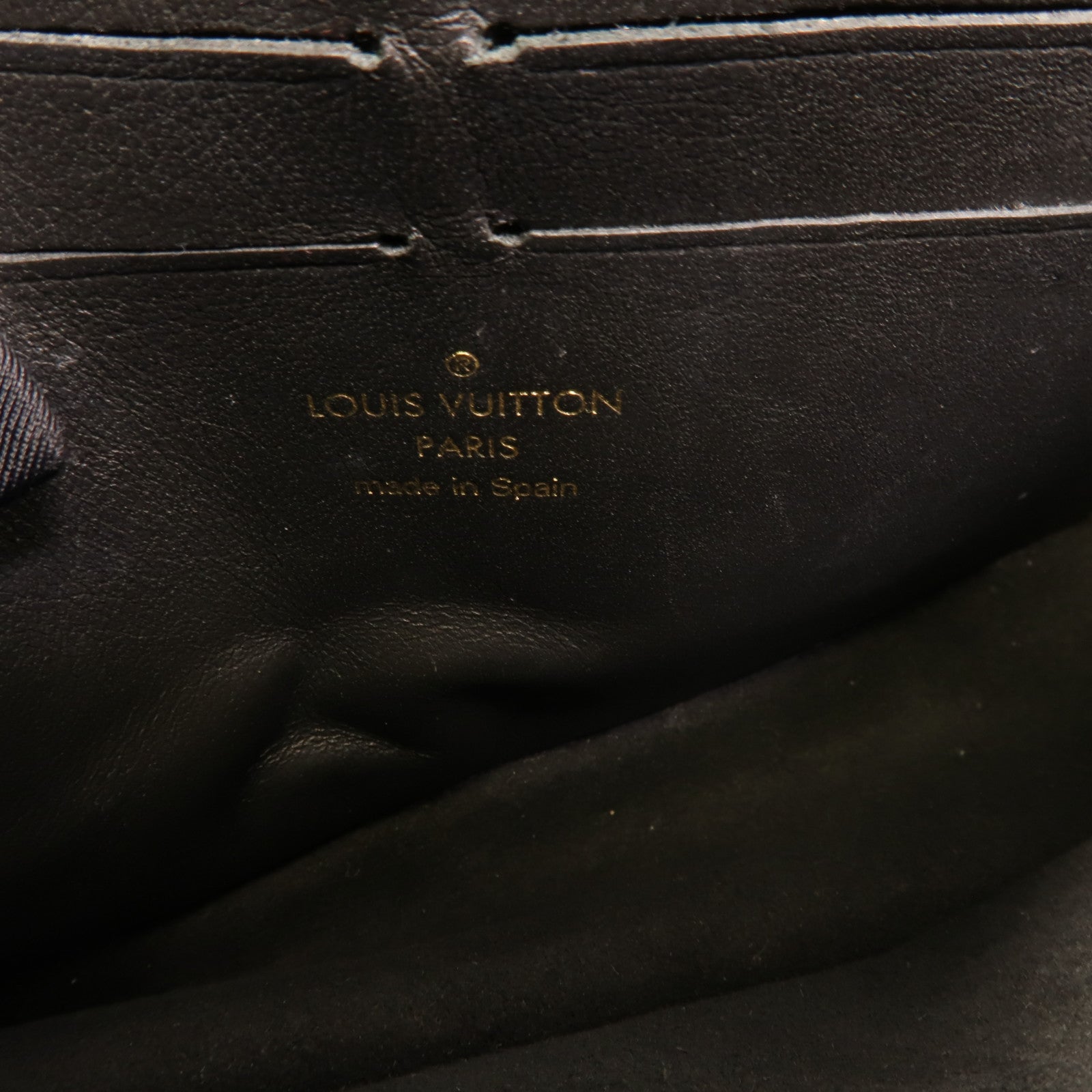 LOUIS VUITTON Damier Vavin PM金扣鏈帶肩背袋