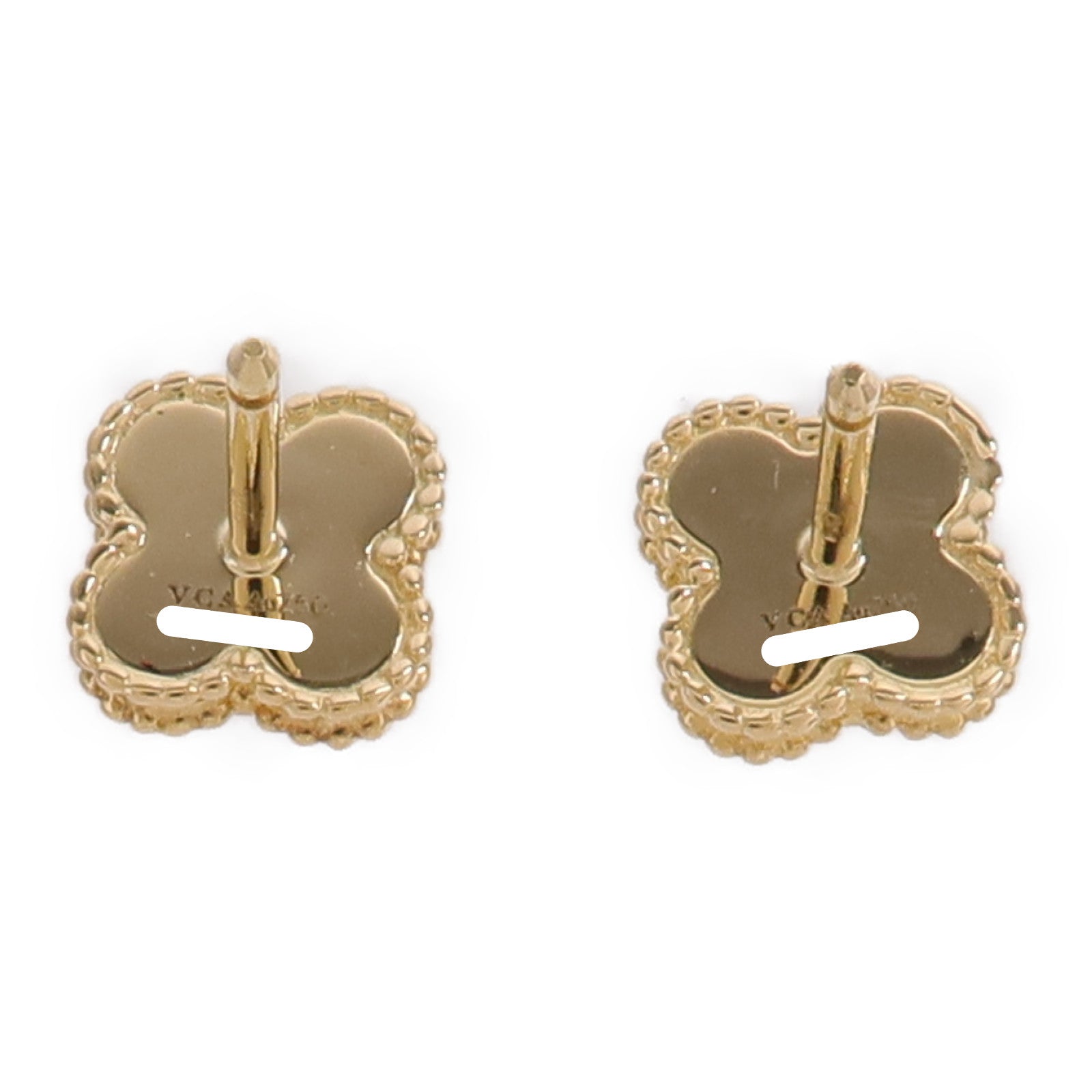 Van Cleef & Arpels 18K黃金Sweet Alhambra Earrings珍珠母貝耳環