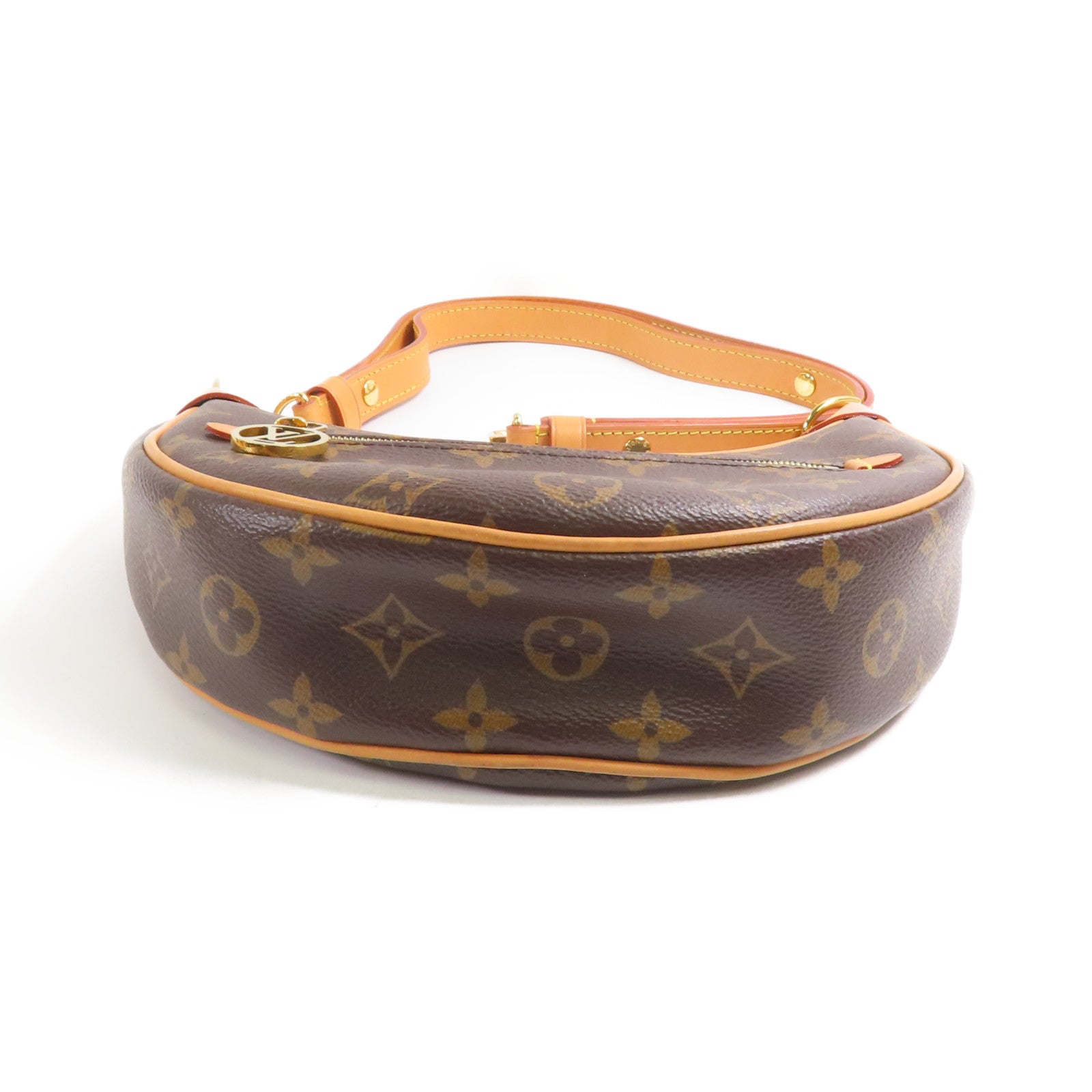 LOUIS VUITTON LV GHW Loop 2 Way Shoulder Bag M81098 Monogram Brown