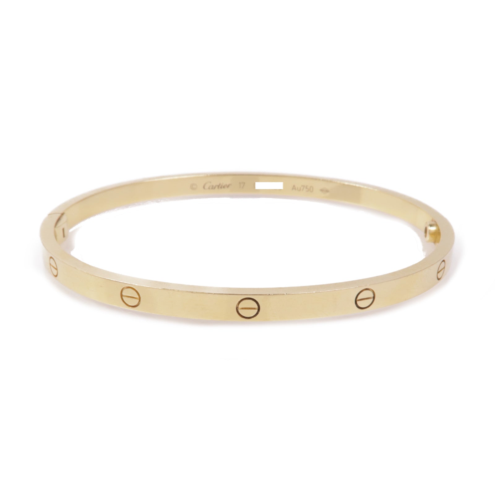 CARTIER 18K黃金Love Bracelet Small Model手鐲
